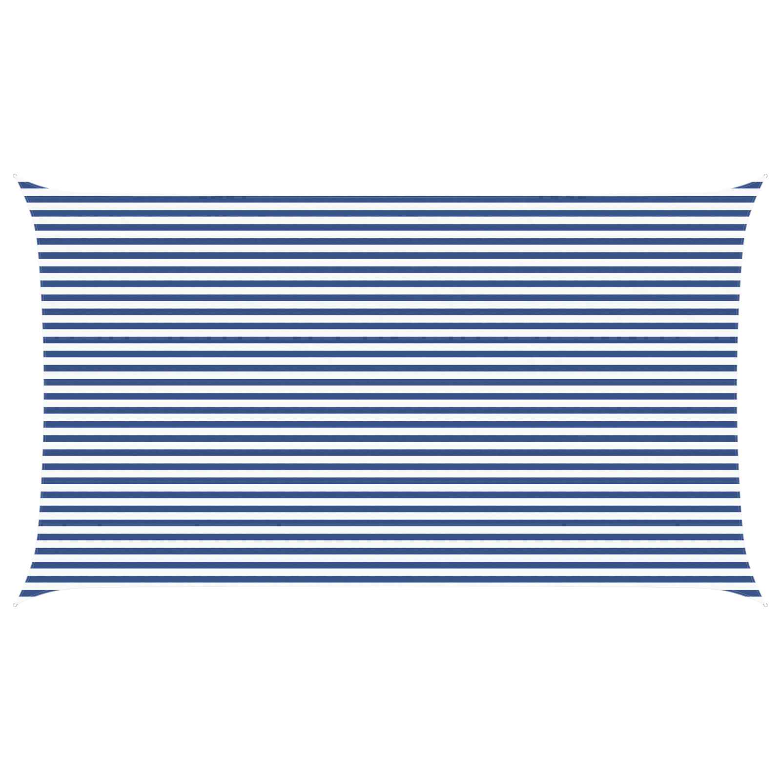 Vela da ombra solare Blu e Bianco 7 x 4 m