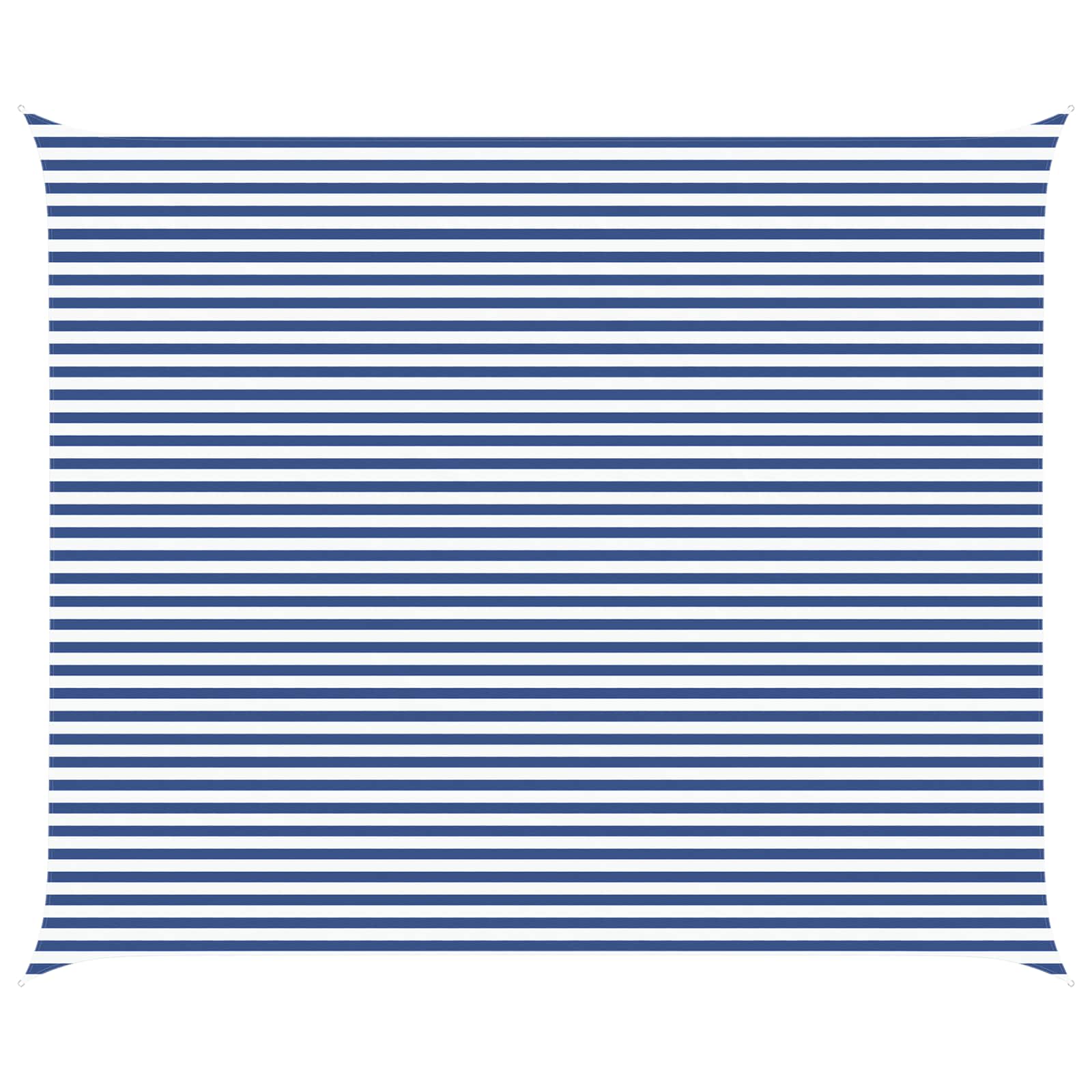 Vela da ombra solare Blu e Bianco 6 x 5 m
