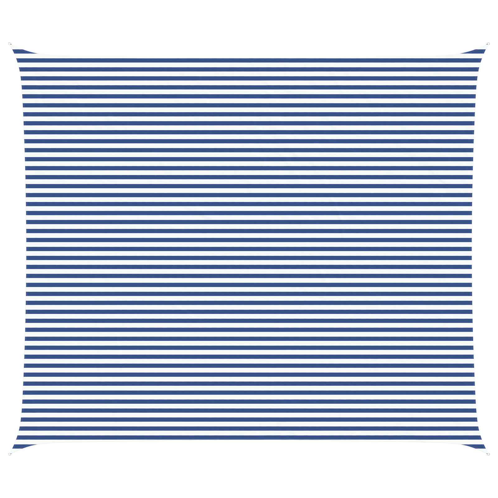 Vela da ombra solare Blu e Bianco 7 x 6 m