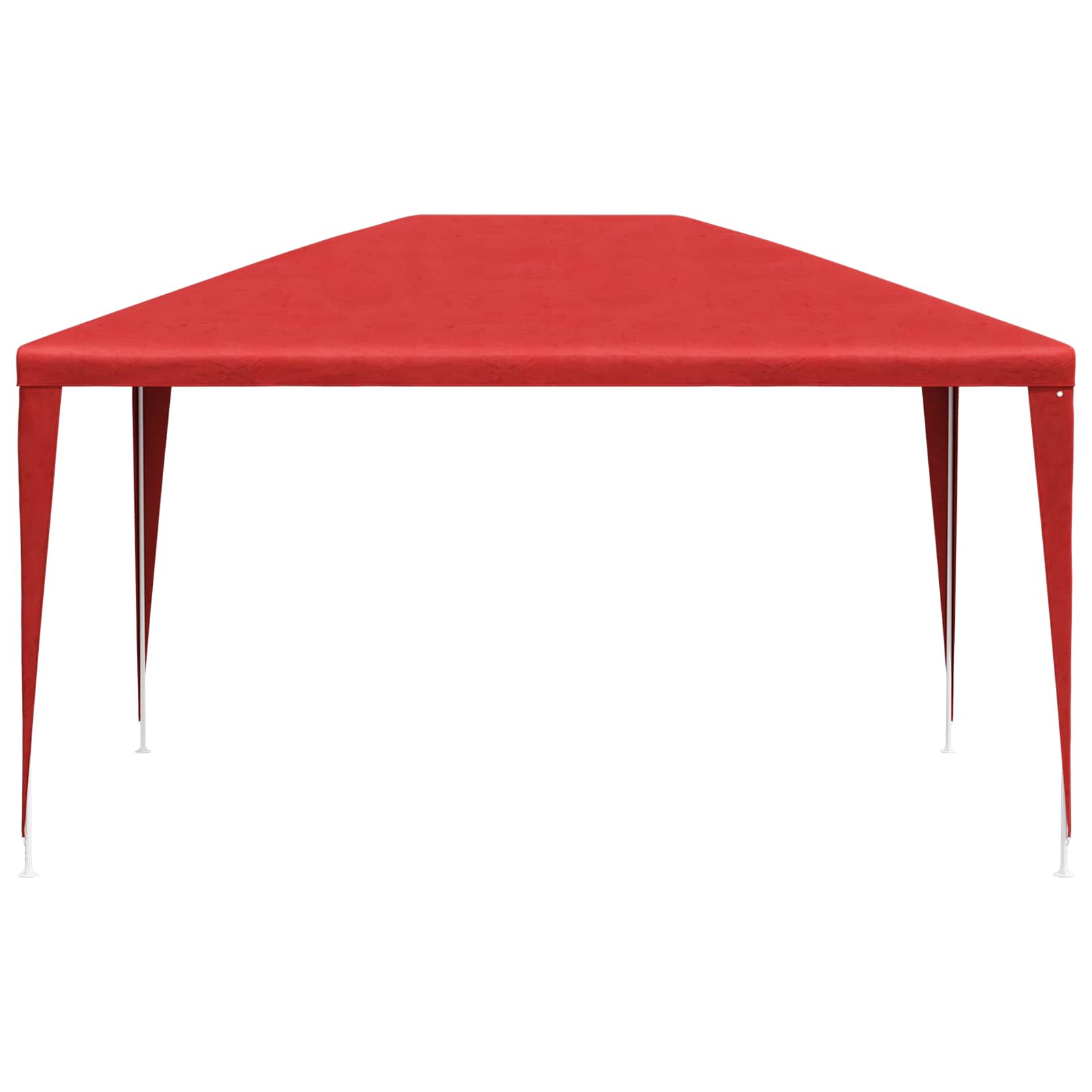 Tenda Party 400 x 300 x 255 cm Rosso PE e Acciaio
