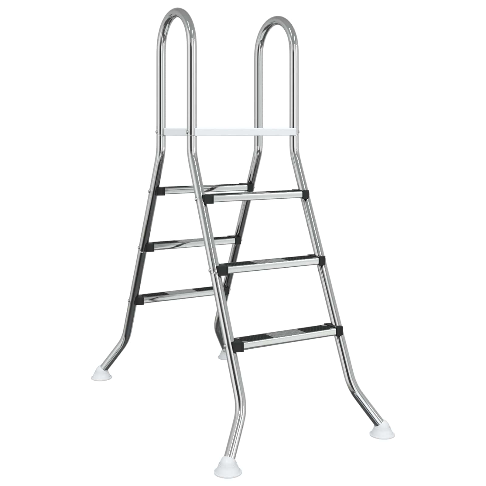Scala per piscina fuori terra 100 cm 3-Step Acciaio Inox 304