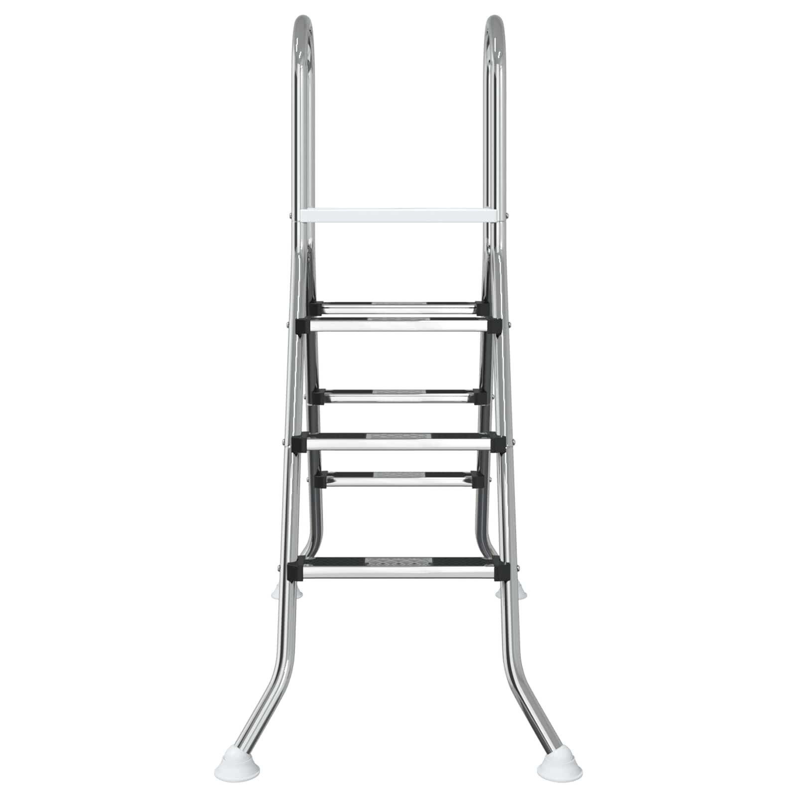 Scala per piscina fuori terra 100 cm 3-Step Acciaio Inox 304