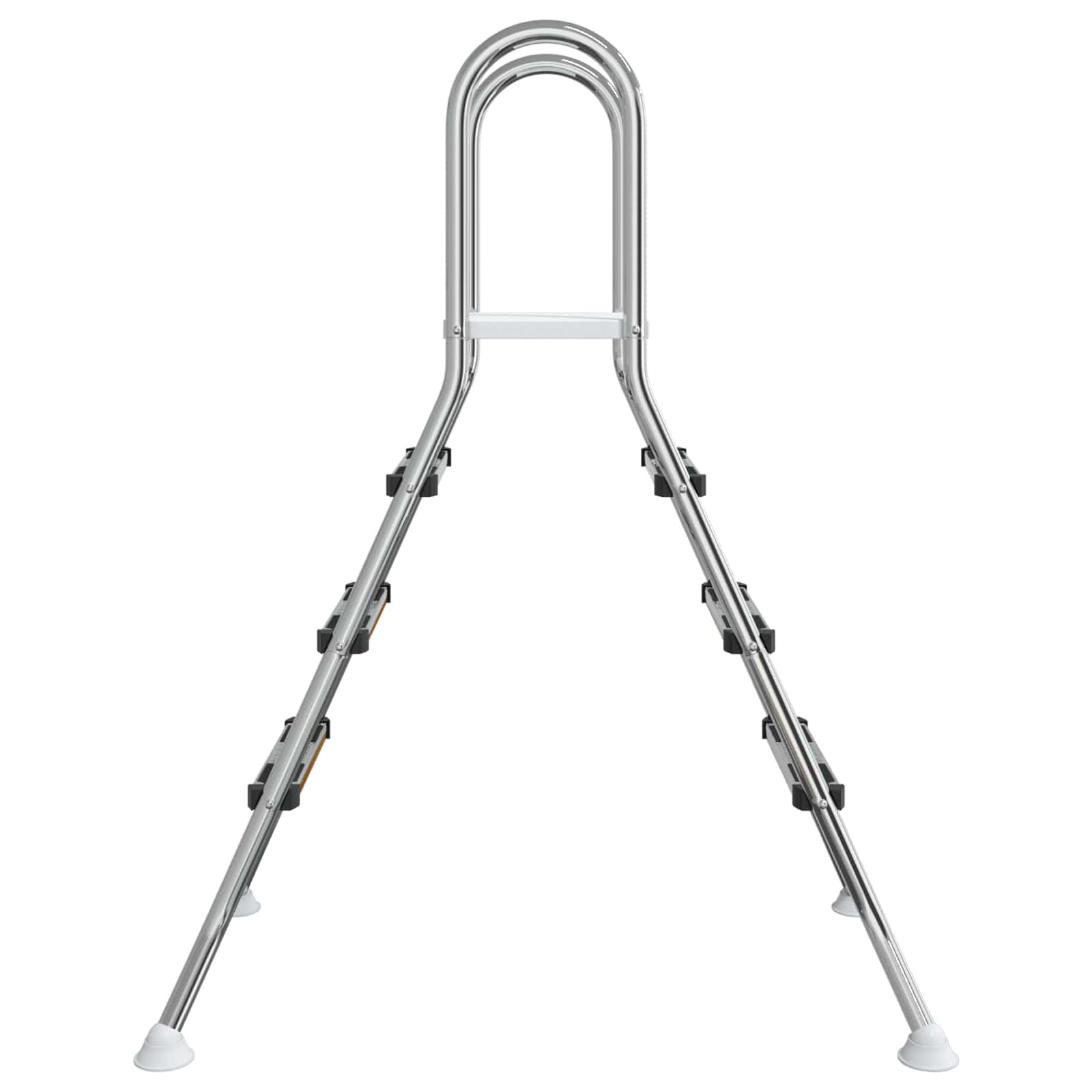 Scala per piscina fuori terra 100 cm 3-Step Acciaio Inox 304