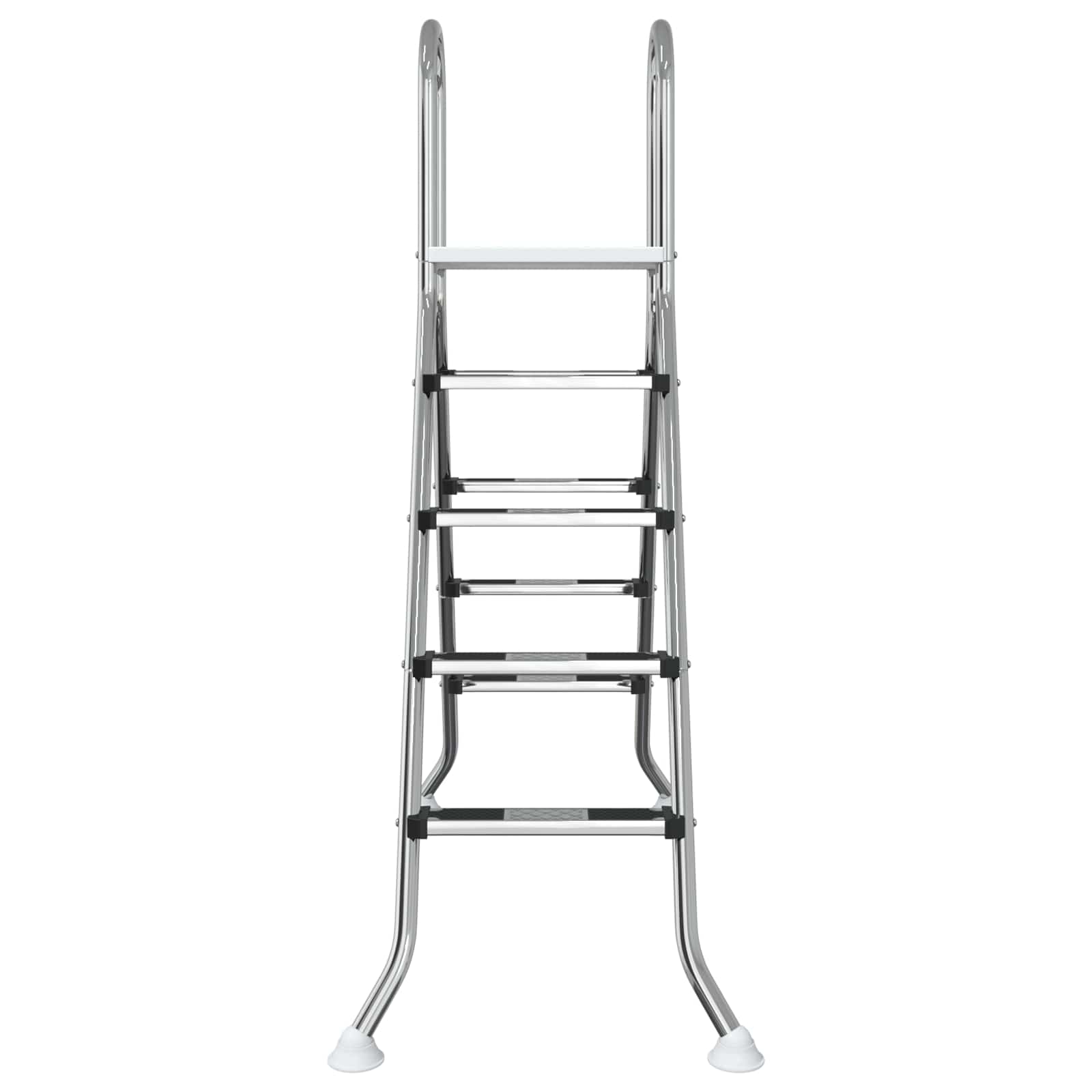 Scala per piscina fuori terra 195 x 150 cm 4-Gradino