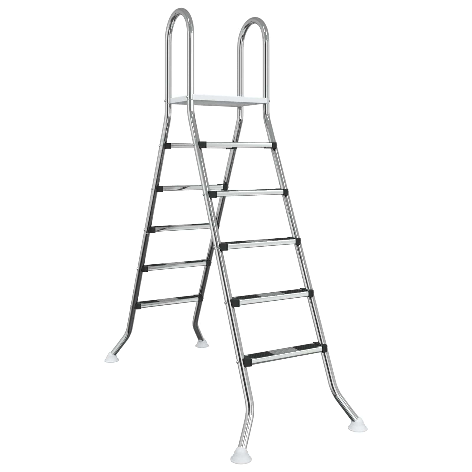 Scala per piscina fuori terra 224 x 175 cm 5-Gradino