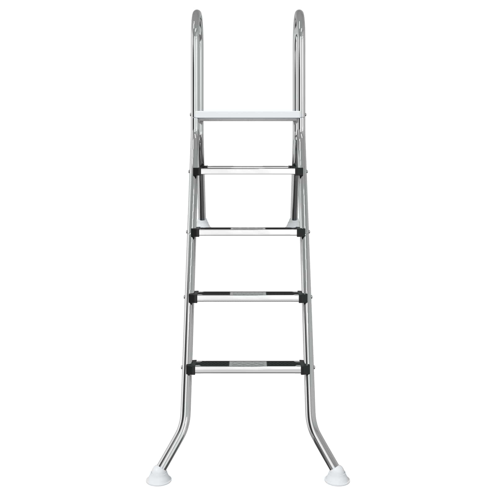 Scala per piscina parzialmente interrata 195 x 116 cm 4-Gradino
