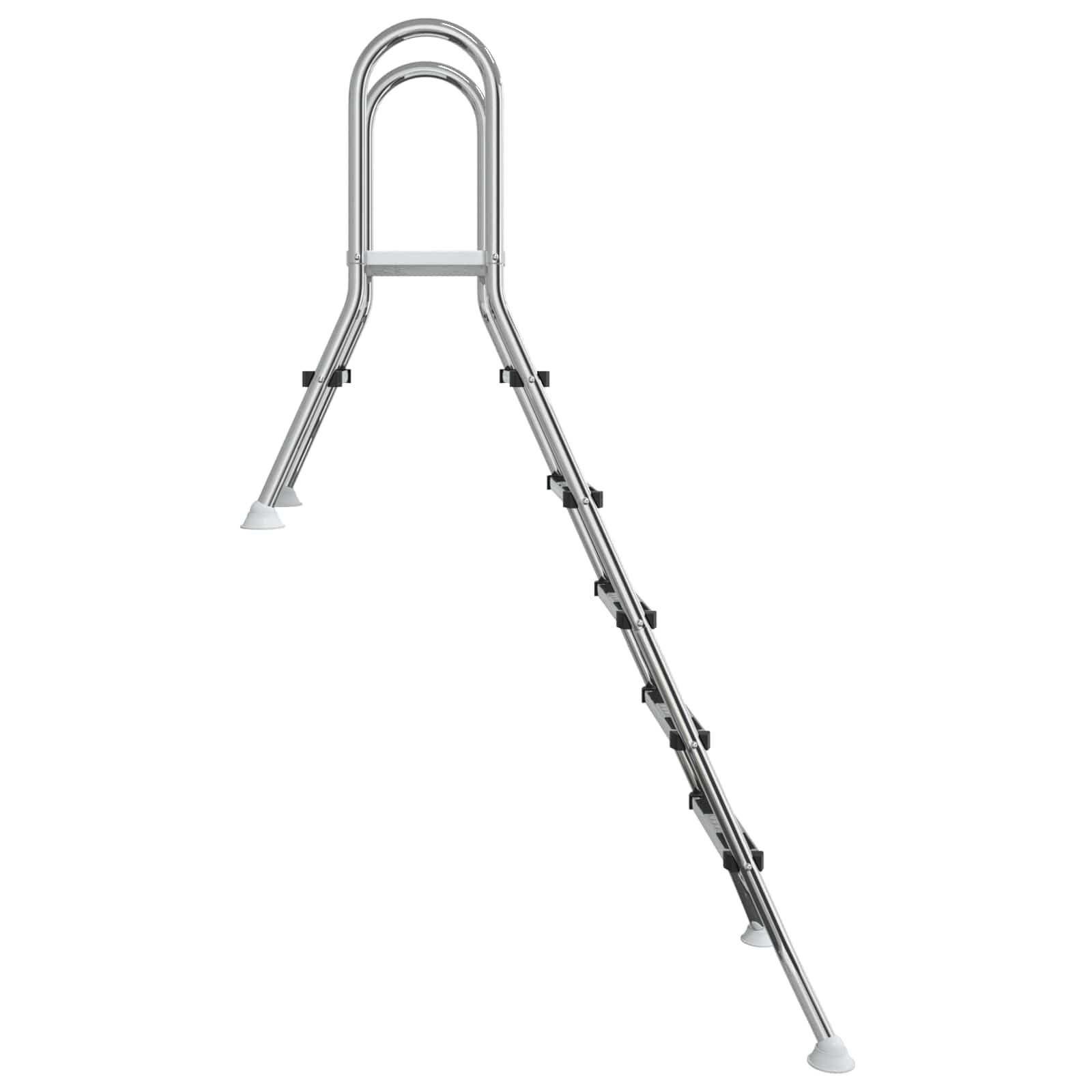 Scala per piscina parzialmente interrata 222 x 128 cm 5-Gradino