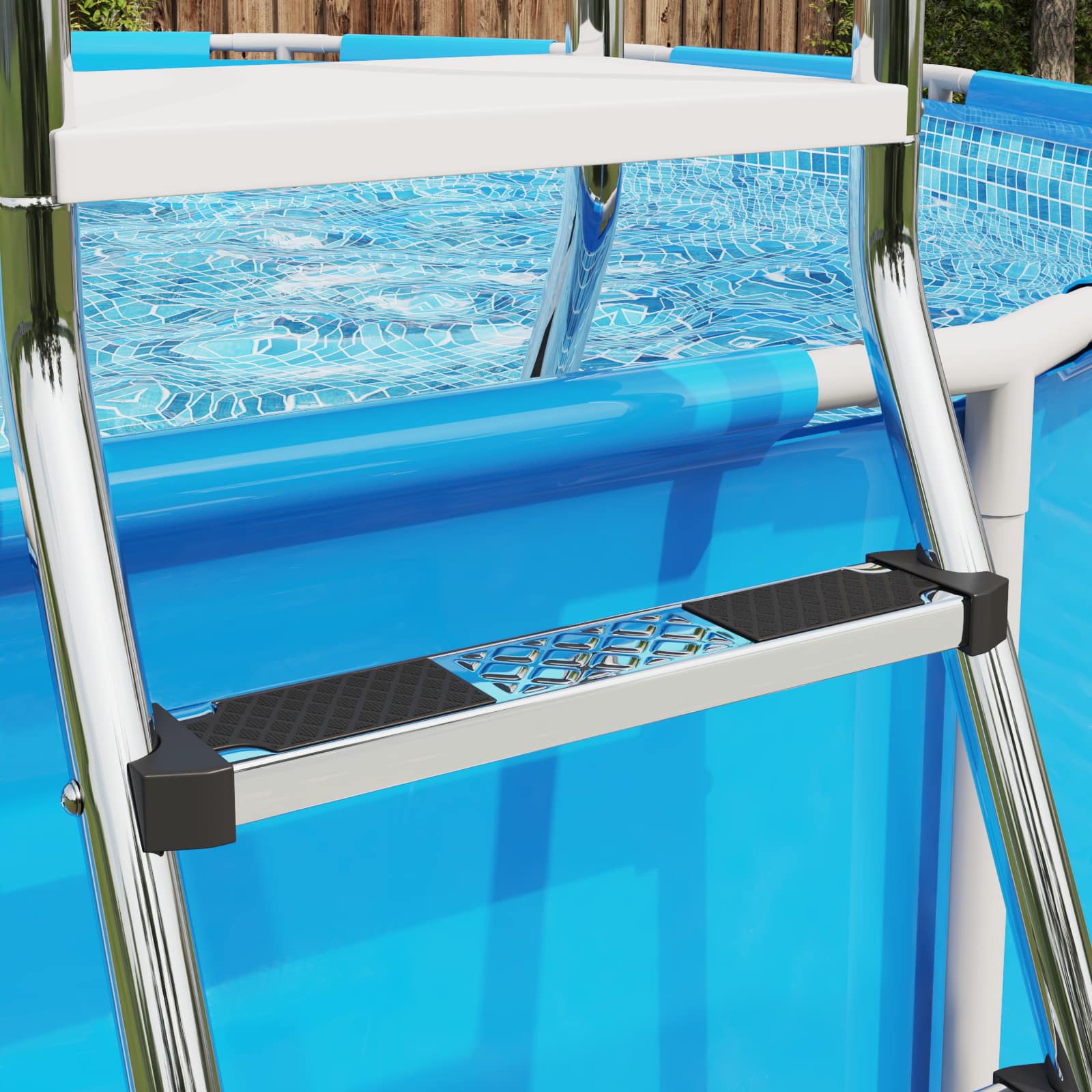 Gradino di ricambio per scaletta piscina 50 x 9 x 3.5 cm