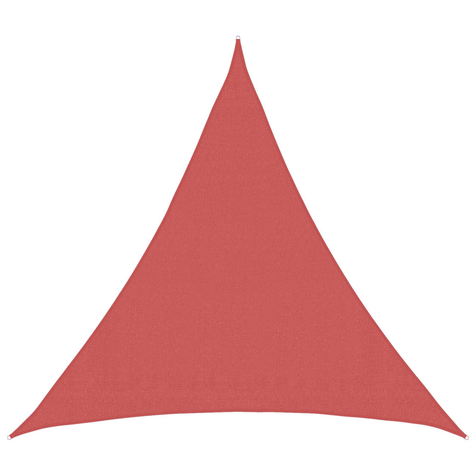 Telo Ombra 2 x 2 x 2 m HDPE Triangolare Terracotta