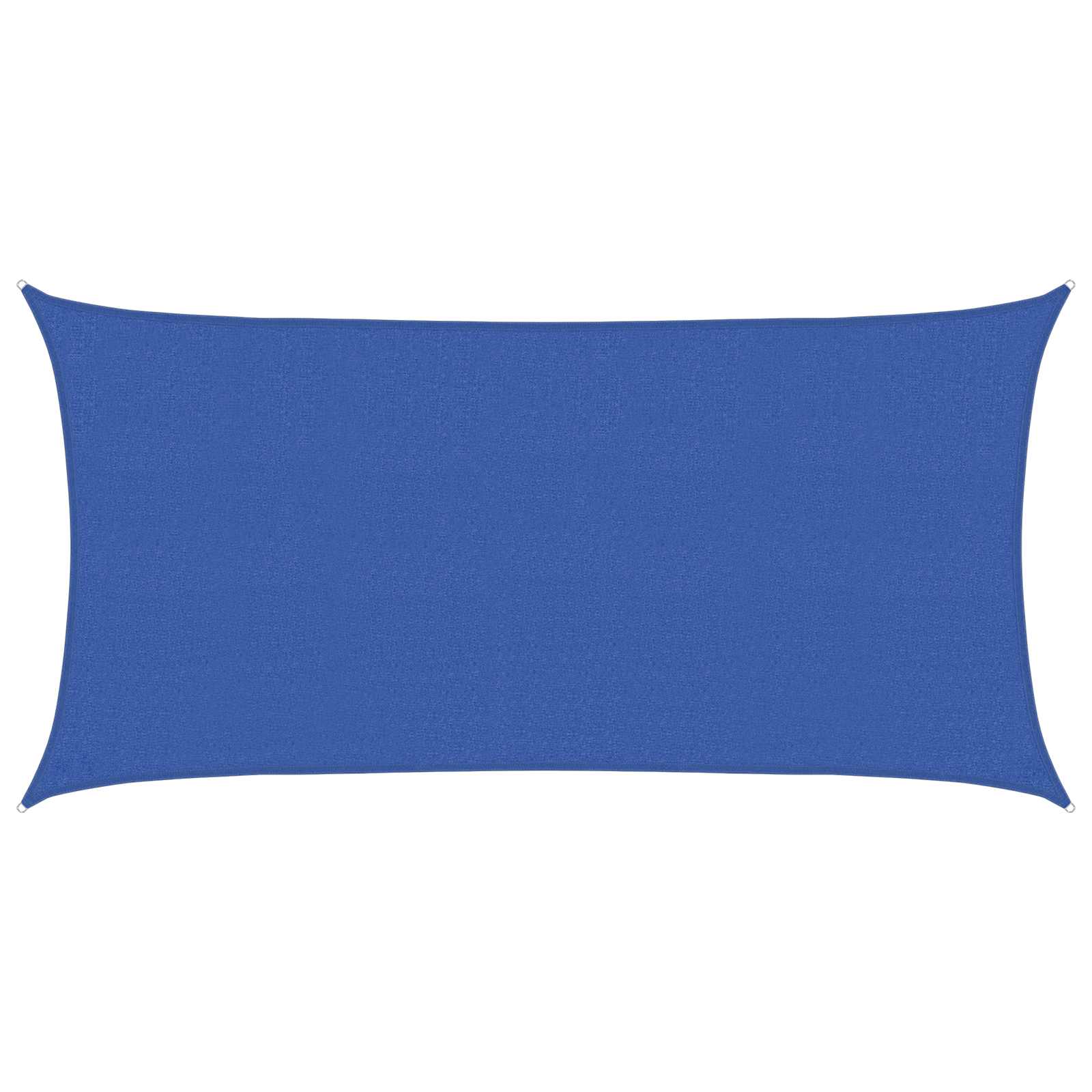 Telo Ombra 2 x 6 m HDPE Rettangolare Blu
