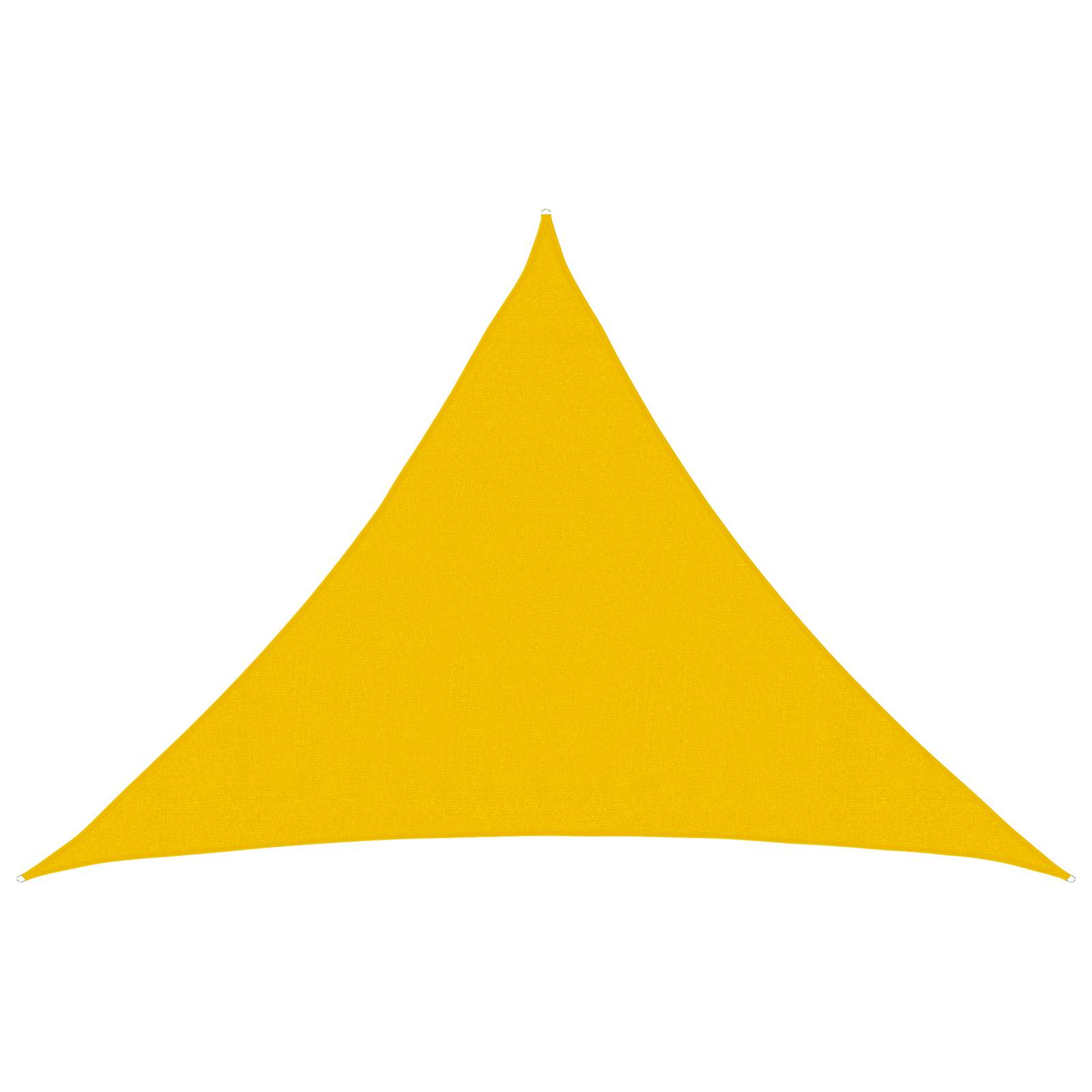Telo Ombra 7 x 5 x 5 m HDPE Triangolare Giallo