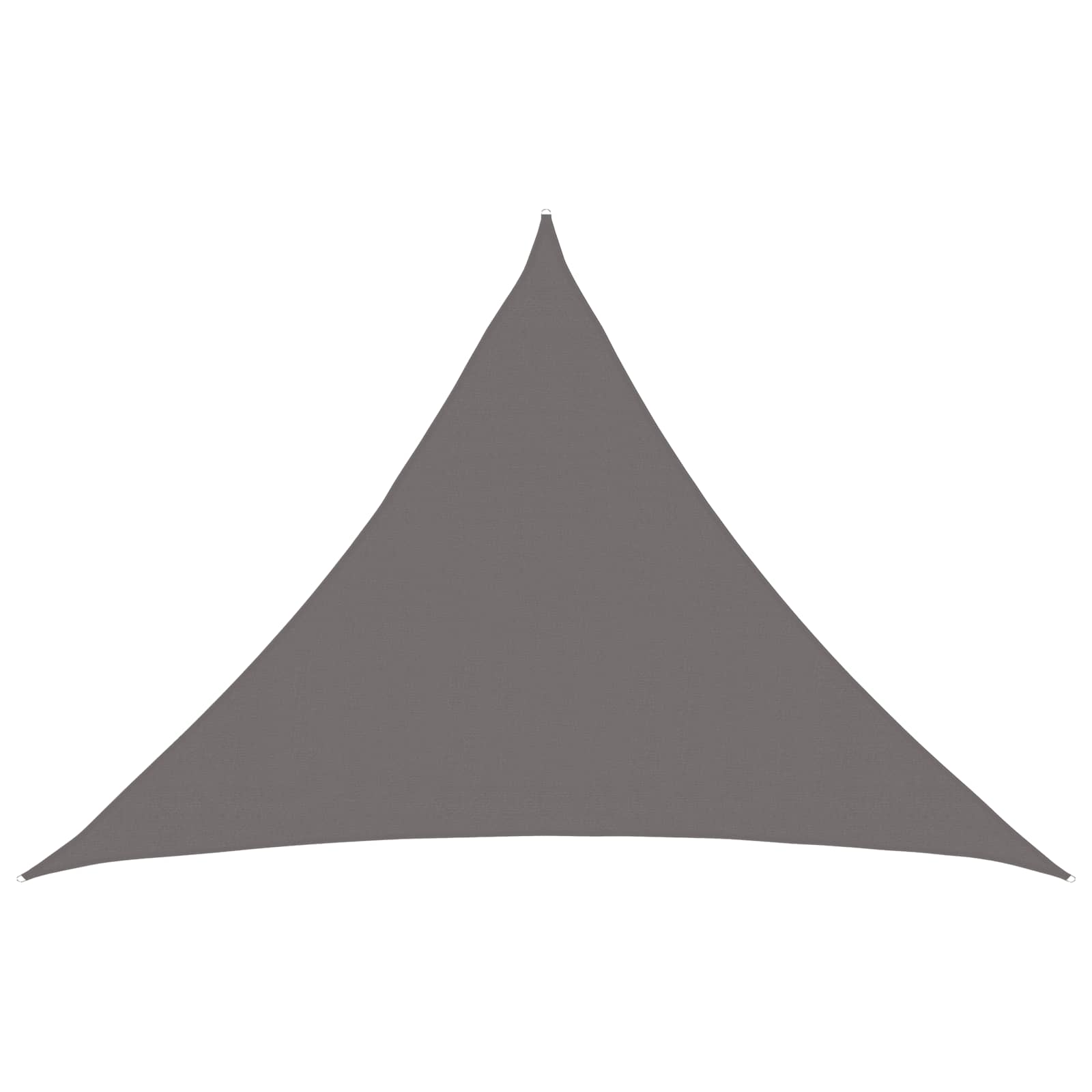 Telo Ombra 7 x 5 x 5 m HDPE Triangolare Grigio Chiaro
