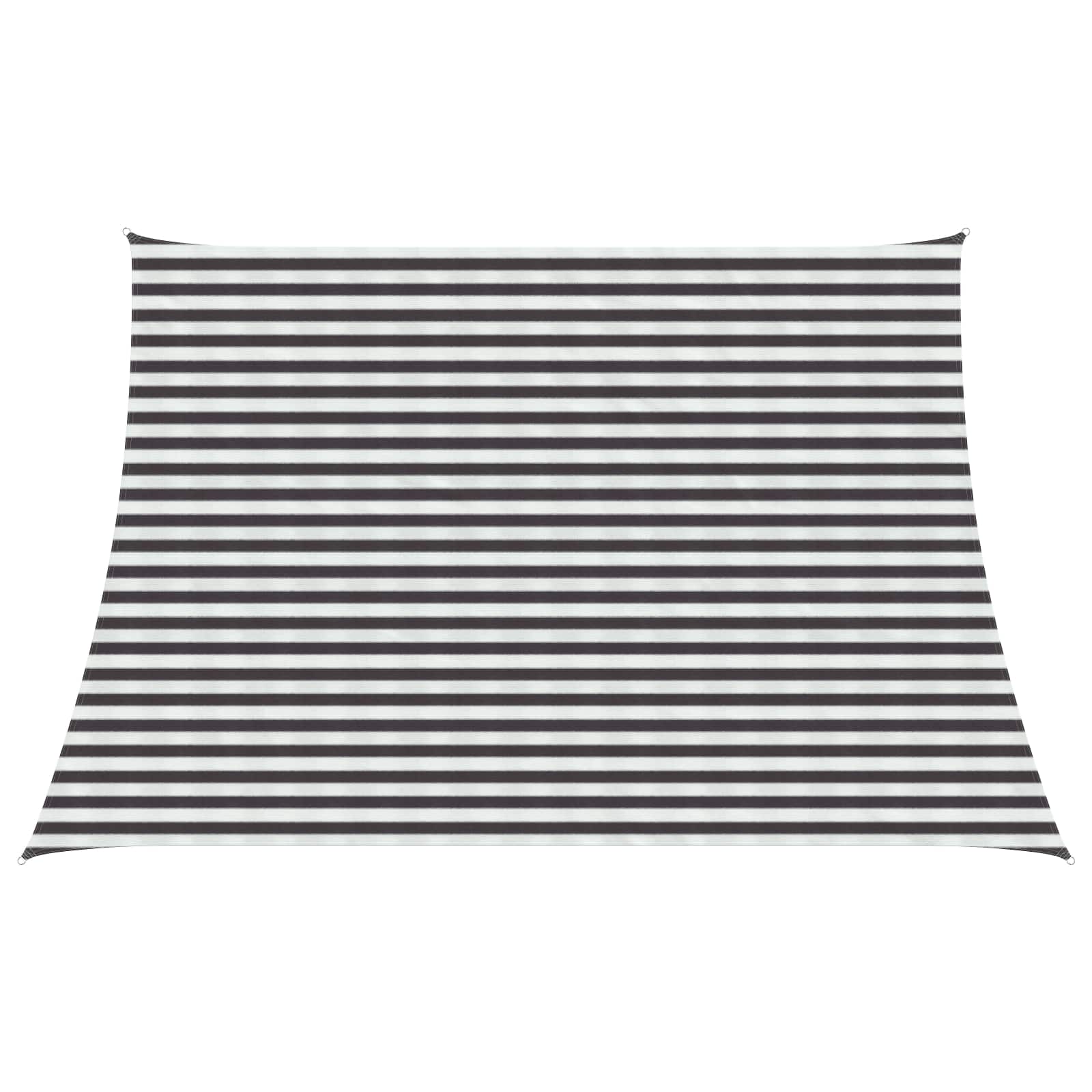 Telo Ombra 3 / 4 x 3 m HDPE Rettangolare Antracite e Bianco