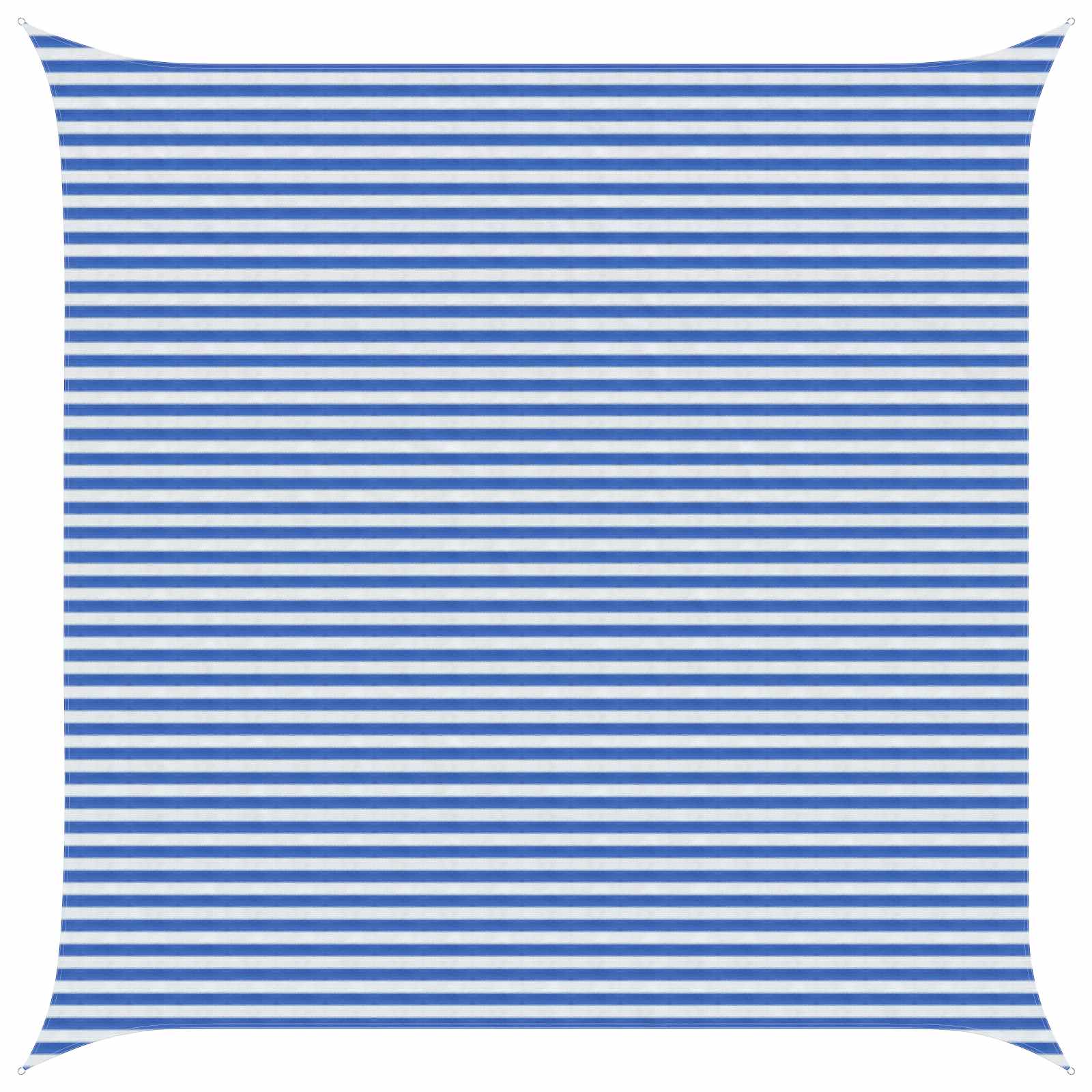 Telo Ombra Blu e Bianco 5 x 5 m HDPE