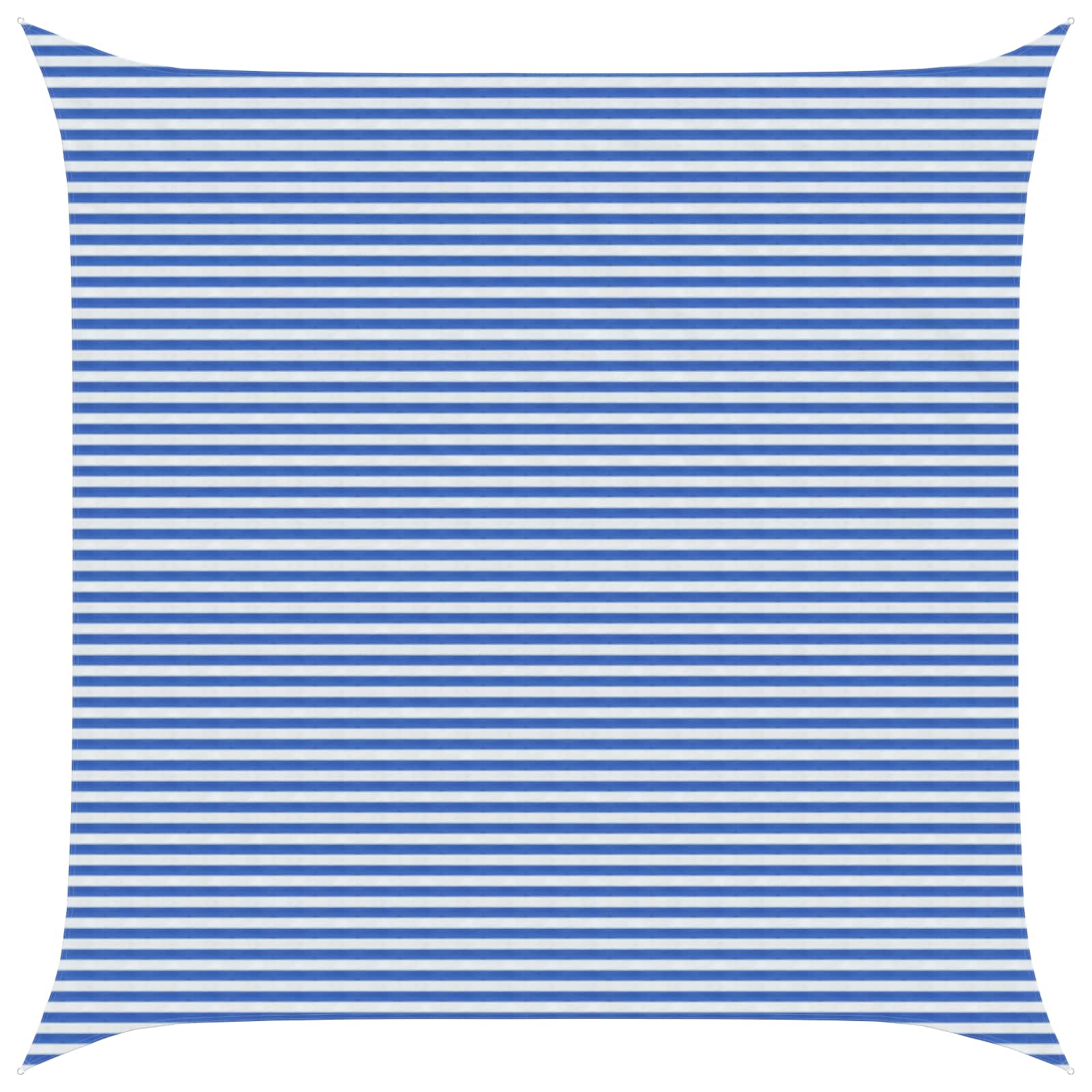 Telo Ombra Blu e Bianco 6 x 6 m HDPE