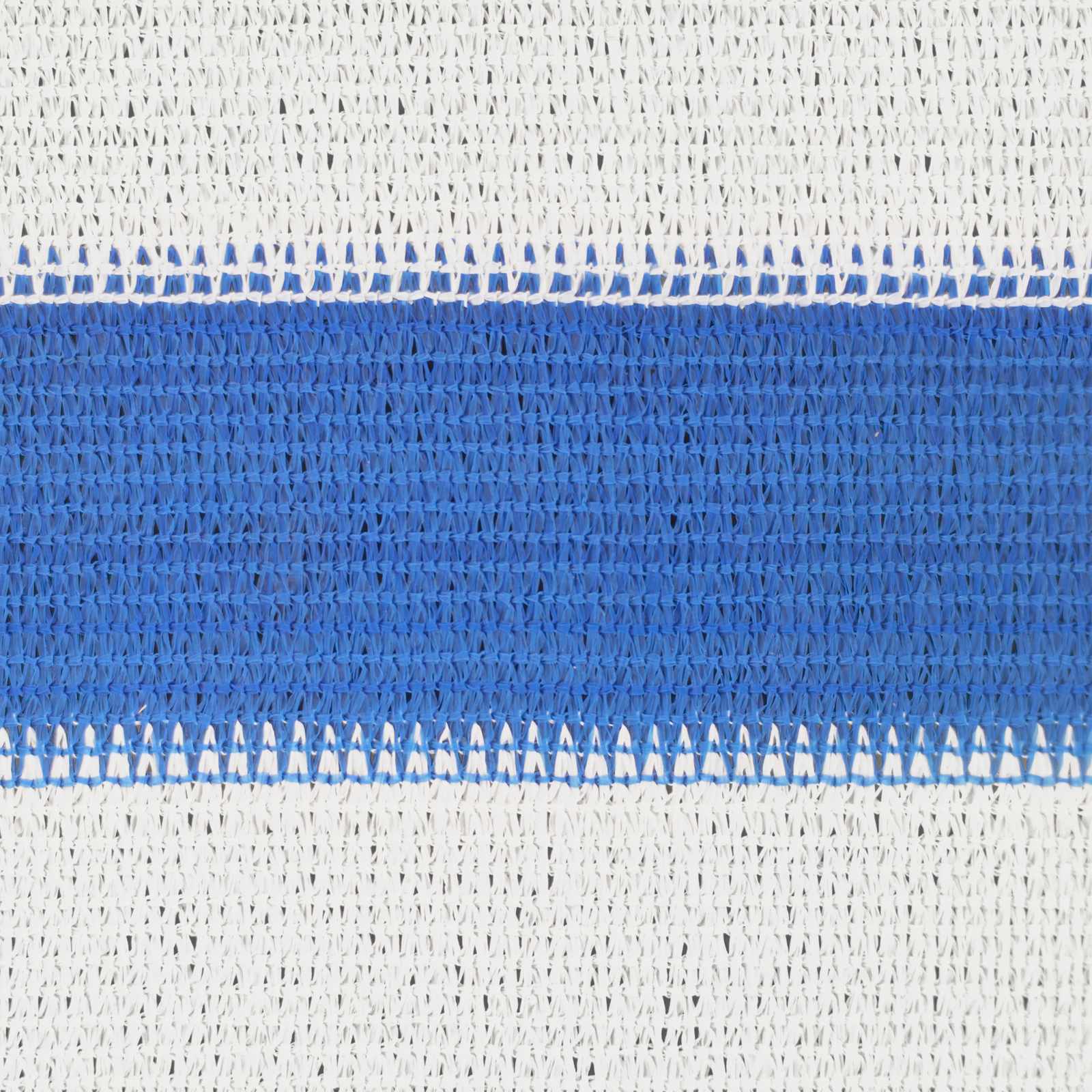 Telo Ombra 4 / 5 x 3 m HDPE Rettangolare Blu e Bianco