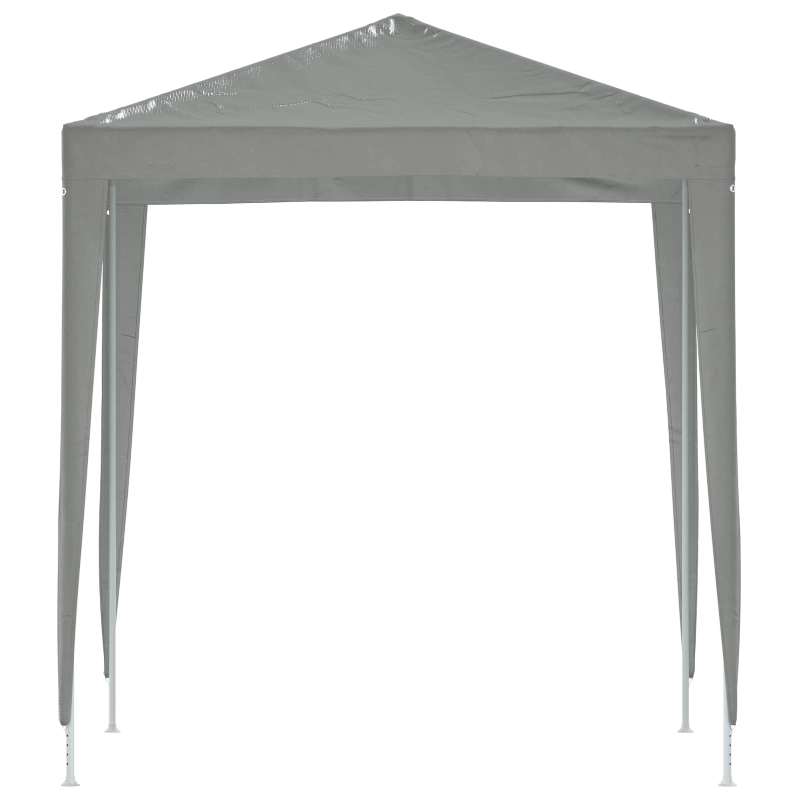Tenda Party 200 x 200 x 240 cm Grigio Chiaro PE e Acciaio