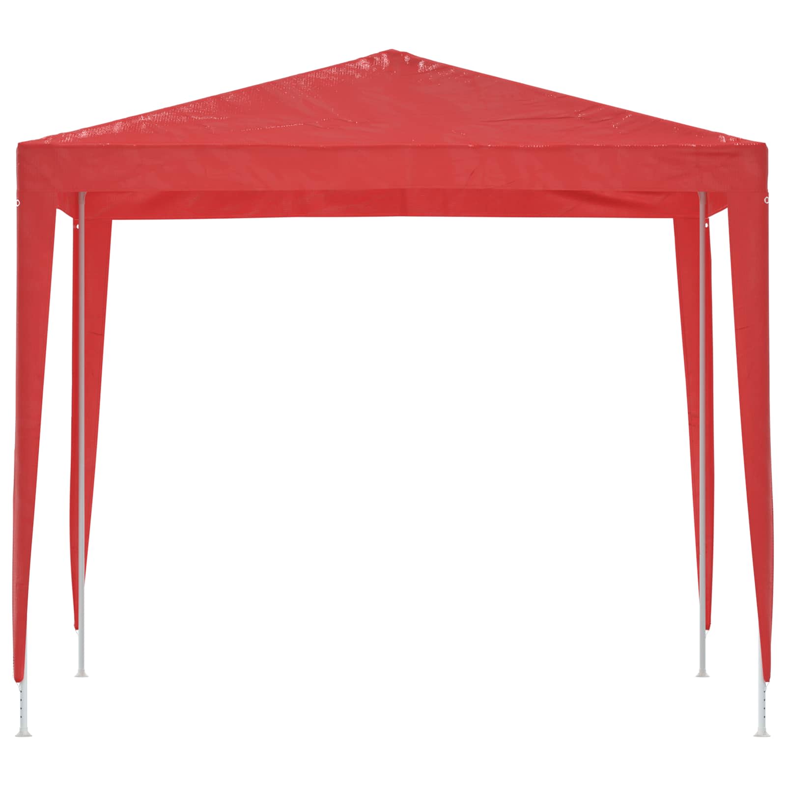 Tenda Party 250 x 250 x 240 cm Rosso PE e Acciaio