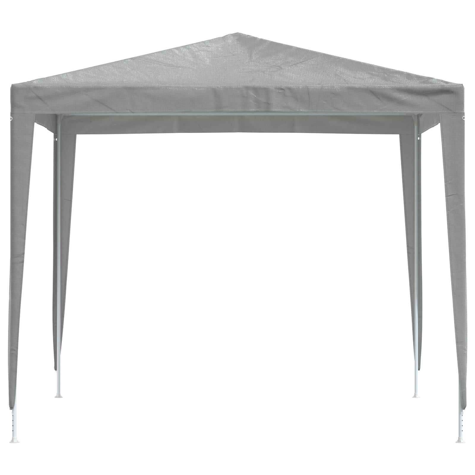 Tenda Party 250 x 250 x 240 cm Grigio Chiaro PE e Acciaio