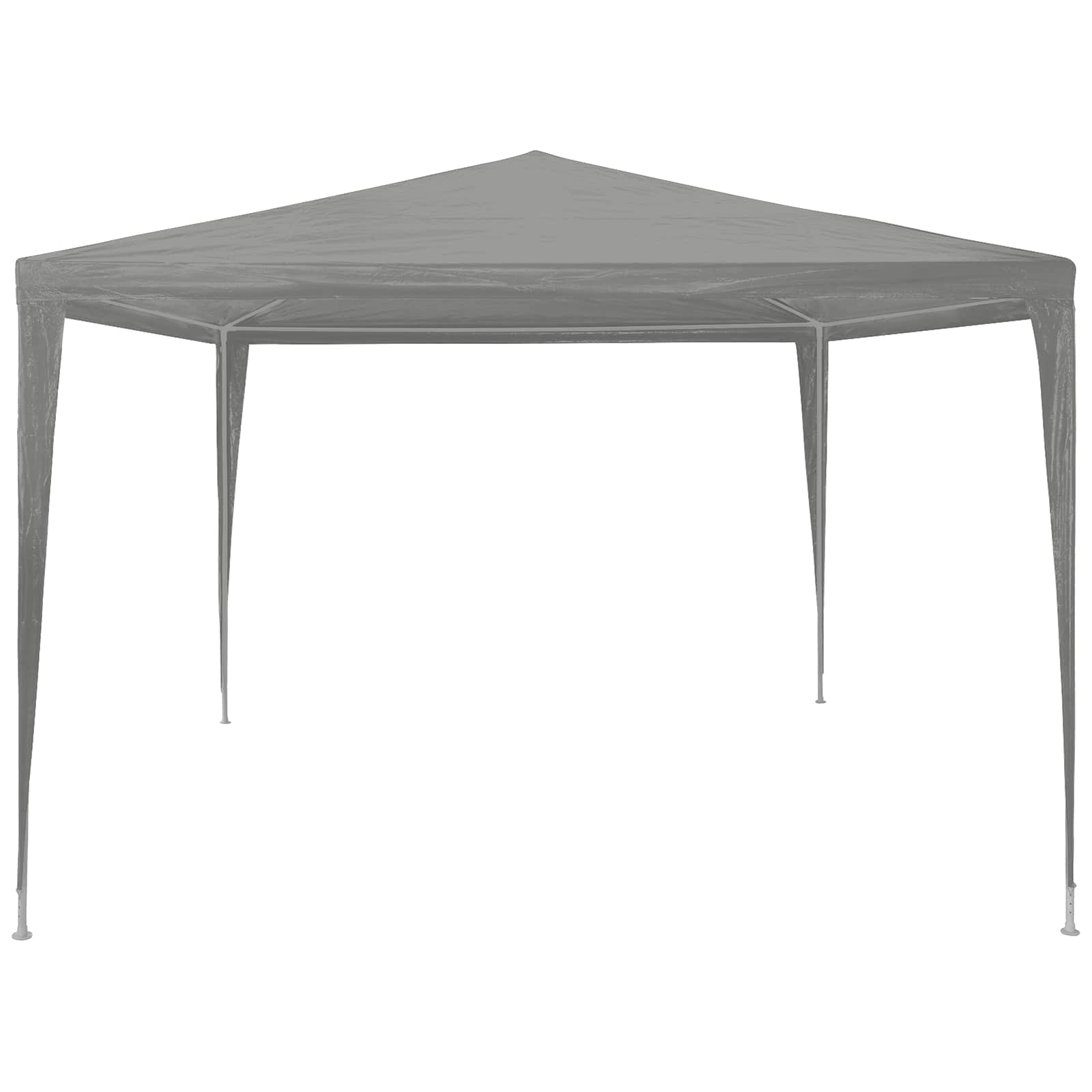 Tenda Party Grigio chiaro 300 x 300 x 255 cm PE e Acciaio