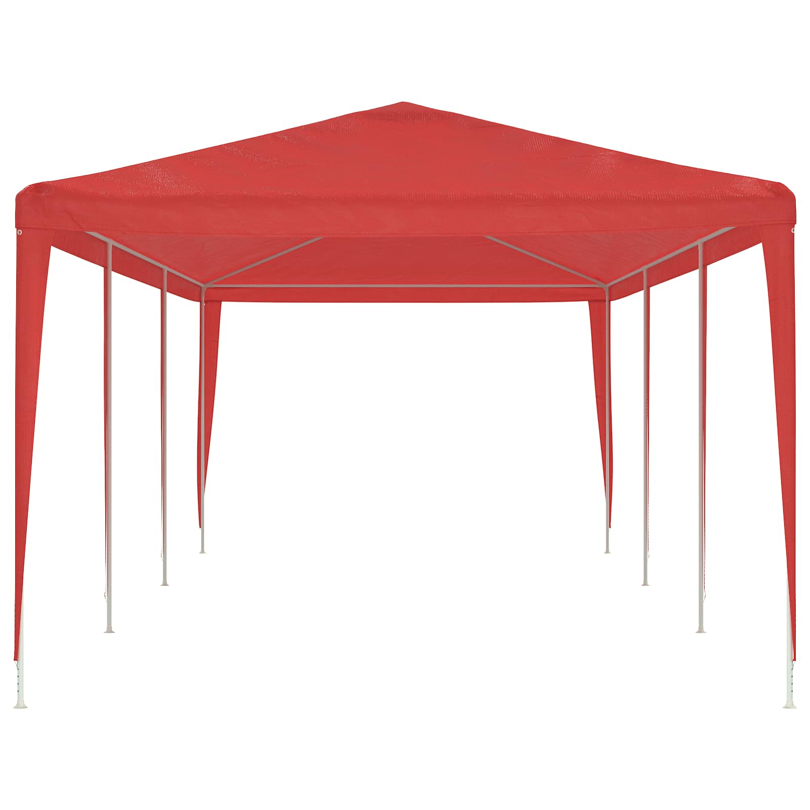 Tenda Party Rosso 900 x 300 x 255 cm PE e Acciaio