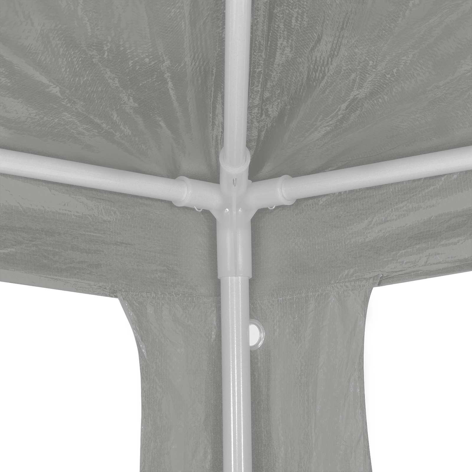 Tenda Party Grigio chiaro 900 x 300 x 255 cm PE e Acciaio