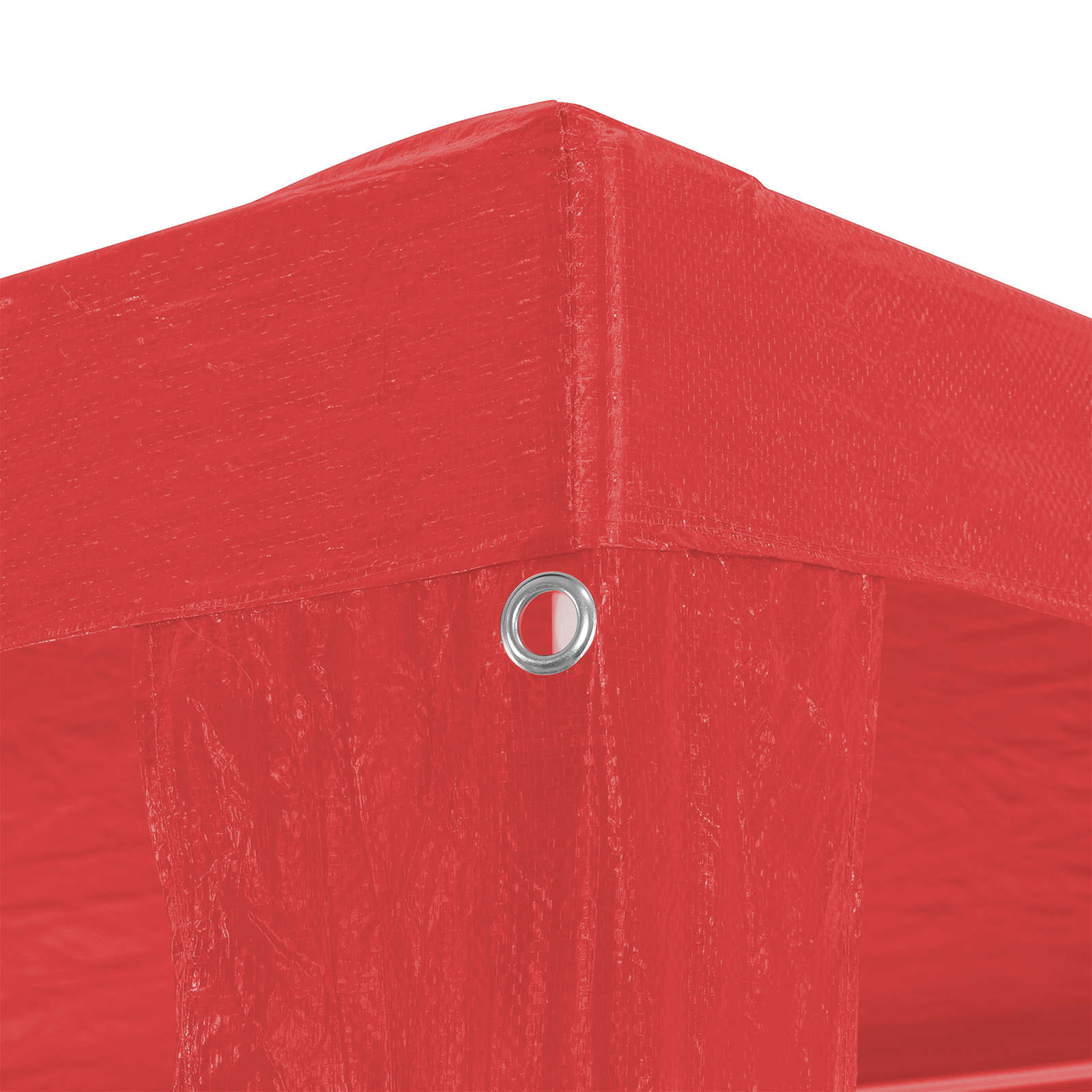 Tenda Party Rosso 1200 x 300 x 255 cm PE e Acciaio