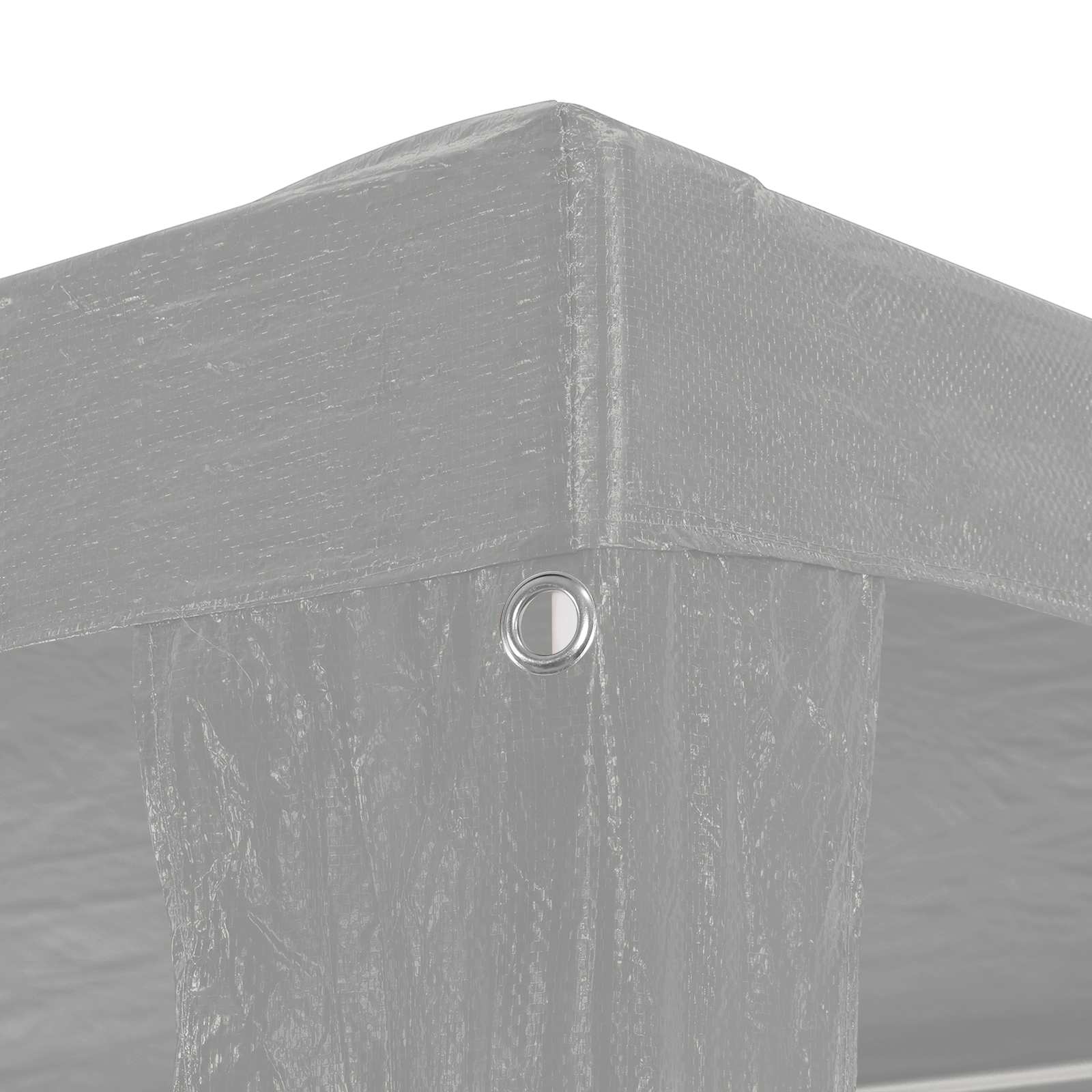 Tenda Party Grigio chiaro 1200 x 300 x 255 cm PE e Acciaio