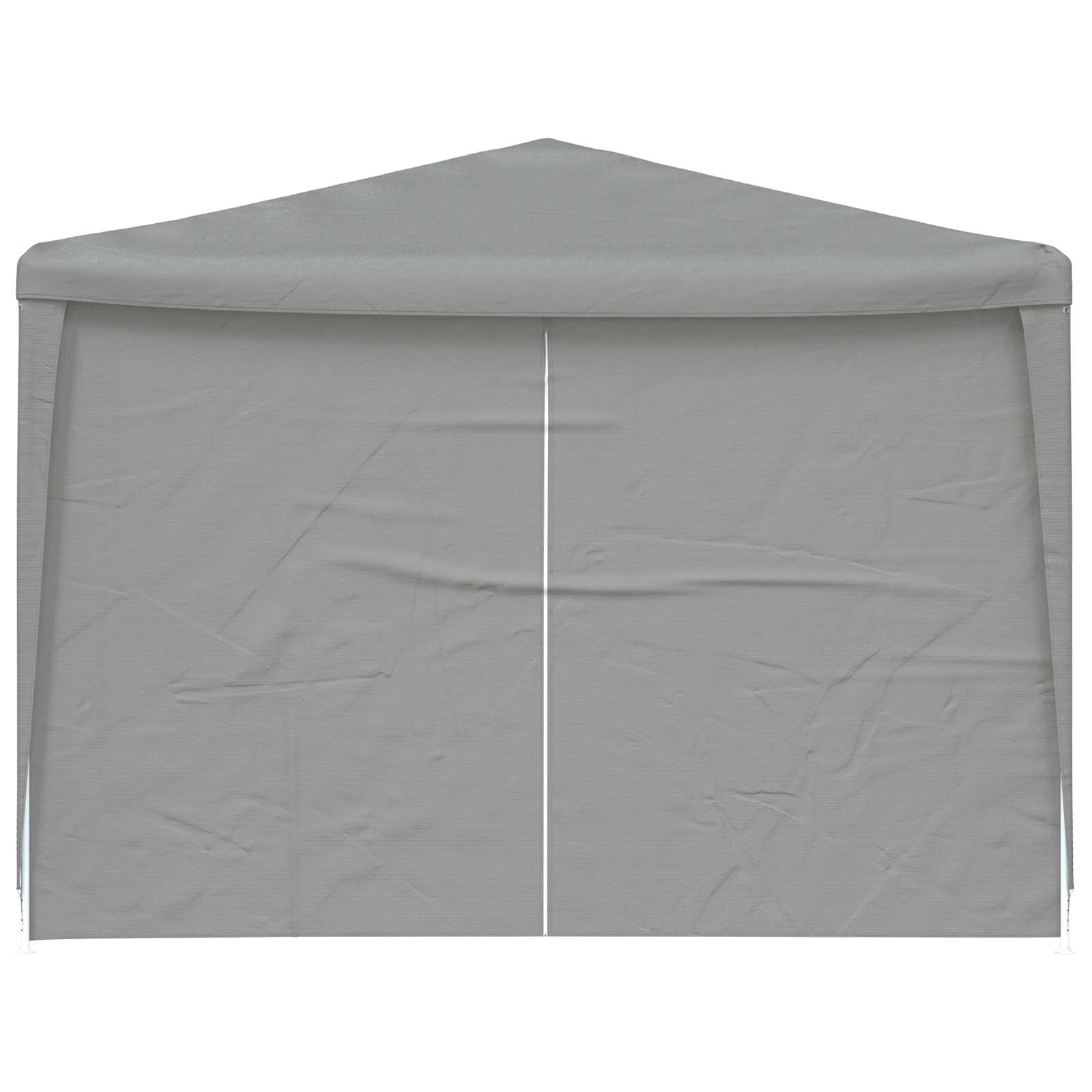 Tenda Party 900 x 300 x 255 cm Grigio Chiaro PE e Acciaio
