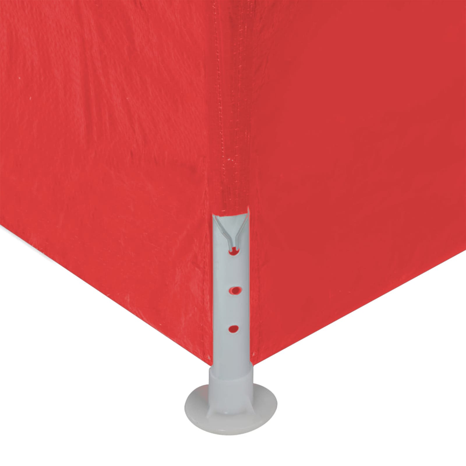 Tenda Party 1200 x 300 x 255 cm Rosso PE e Acciaio