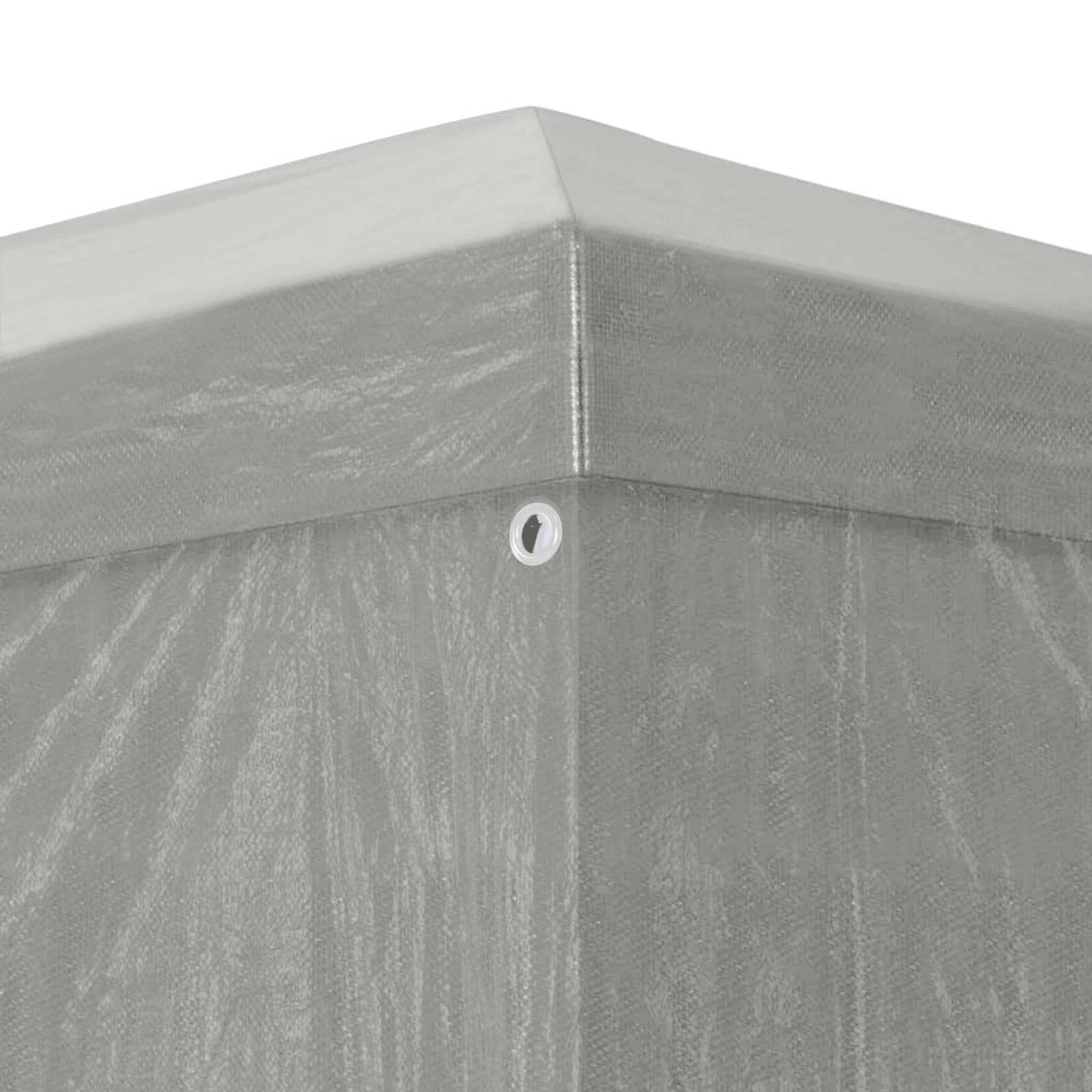 Tenda Party 1200 x 300 x 255 cm Grigio Chiaro PE e Acciaio