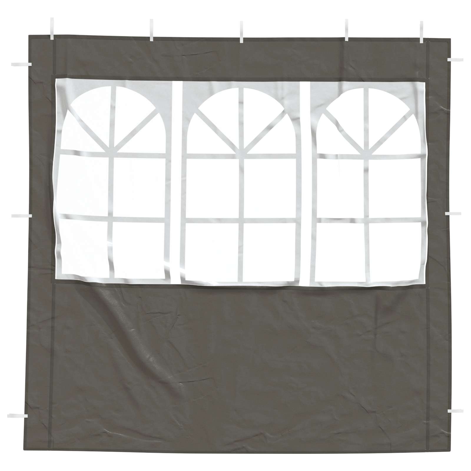 Parete per tenda da festa 2 pz 200 x 195 cm Antracite