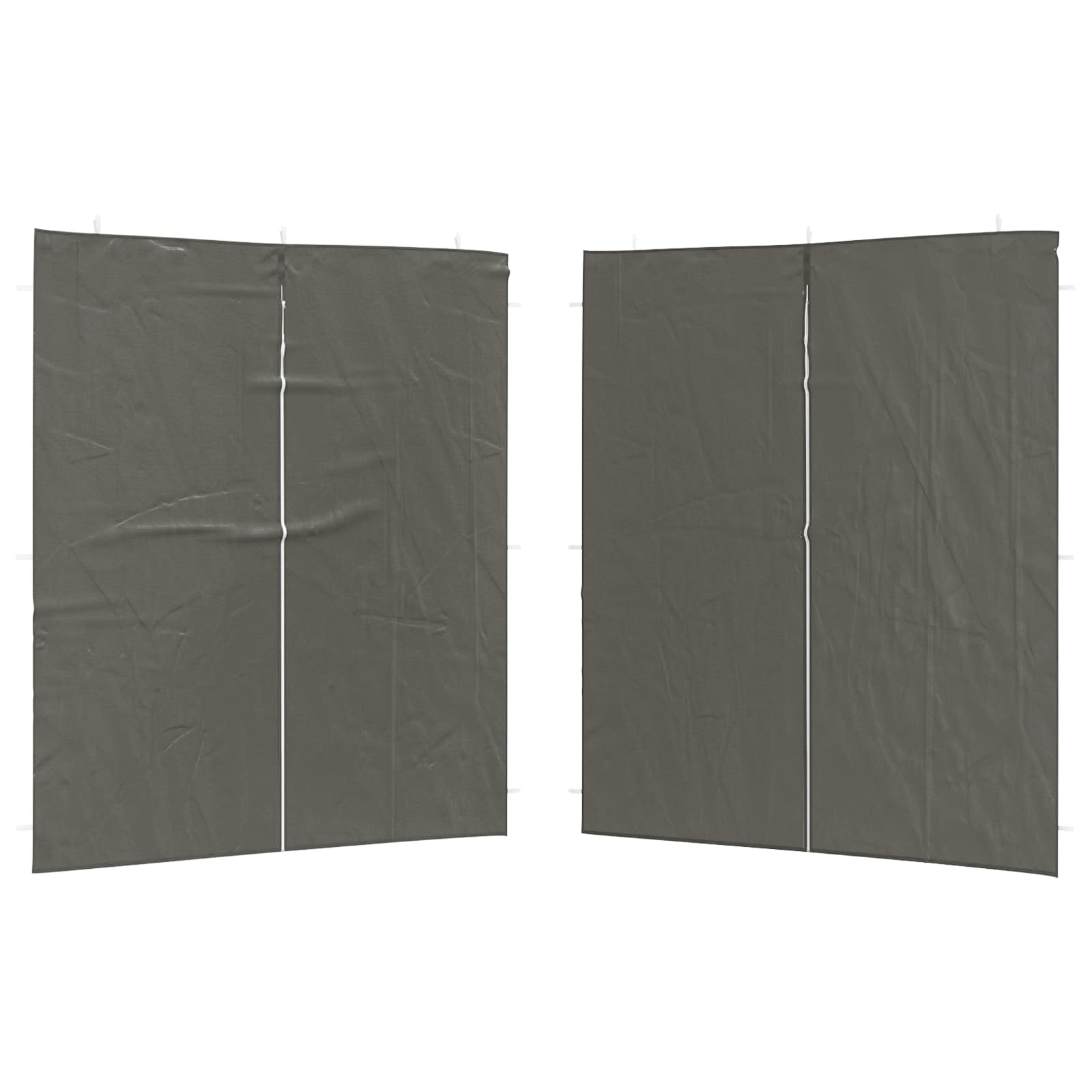Parete per tenda da festa 2 pz 200 x 195 cm Antracite