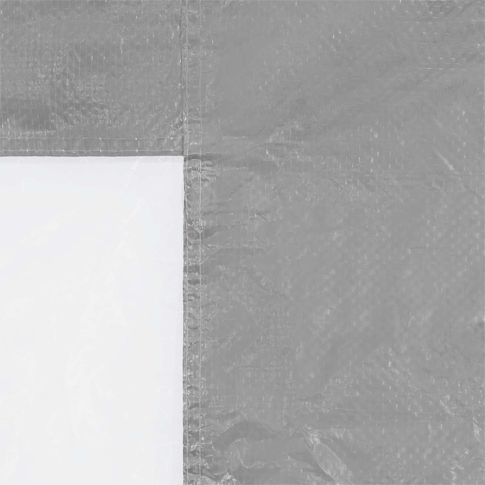 Parete per tenda da festa 2 pz 200 x 195 cm Grigio Chiaro