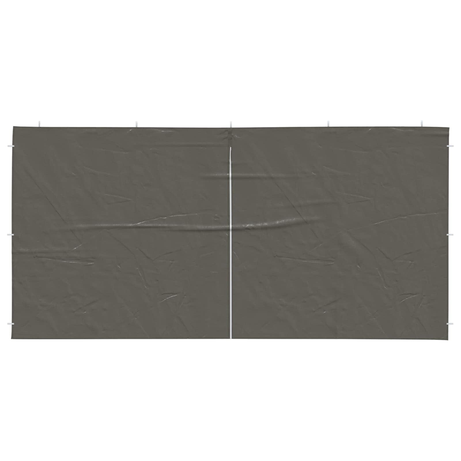 Parete per tenda da festa 2 pz 400 x 195 cm Antracite
