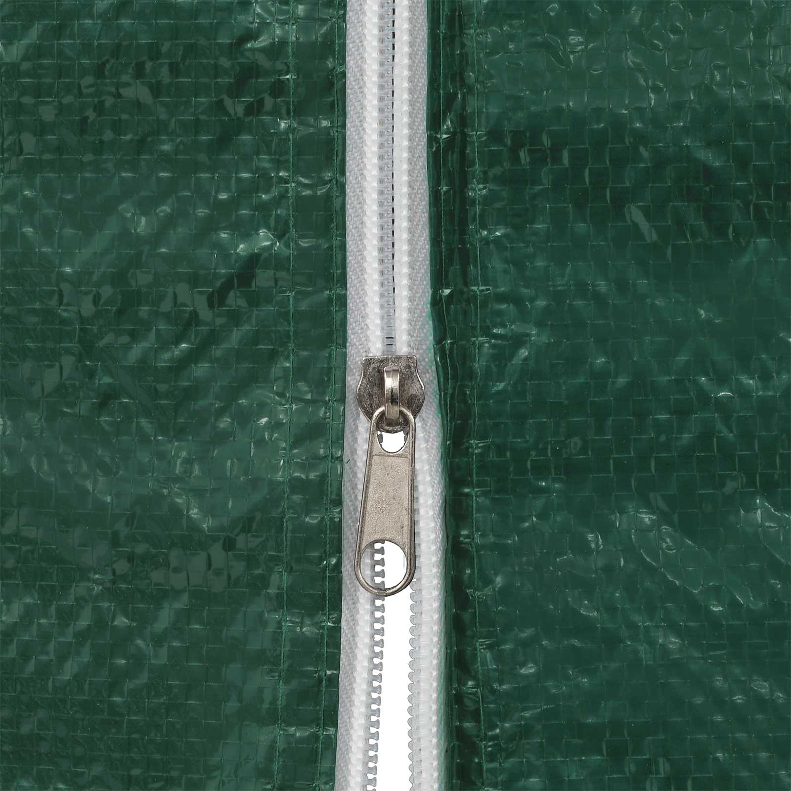 Parete per tenda da festa 2 pz 400 x 195 cm Verde PE e Acciaio