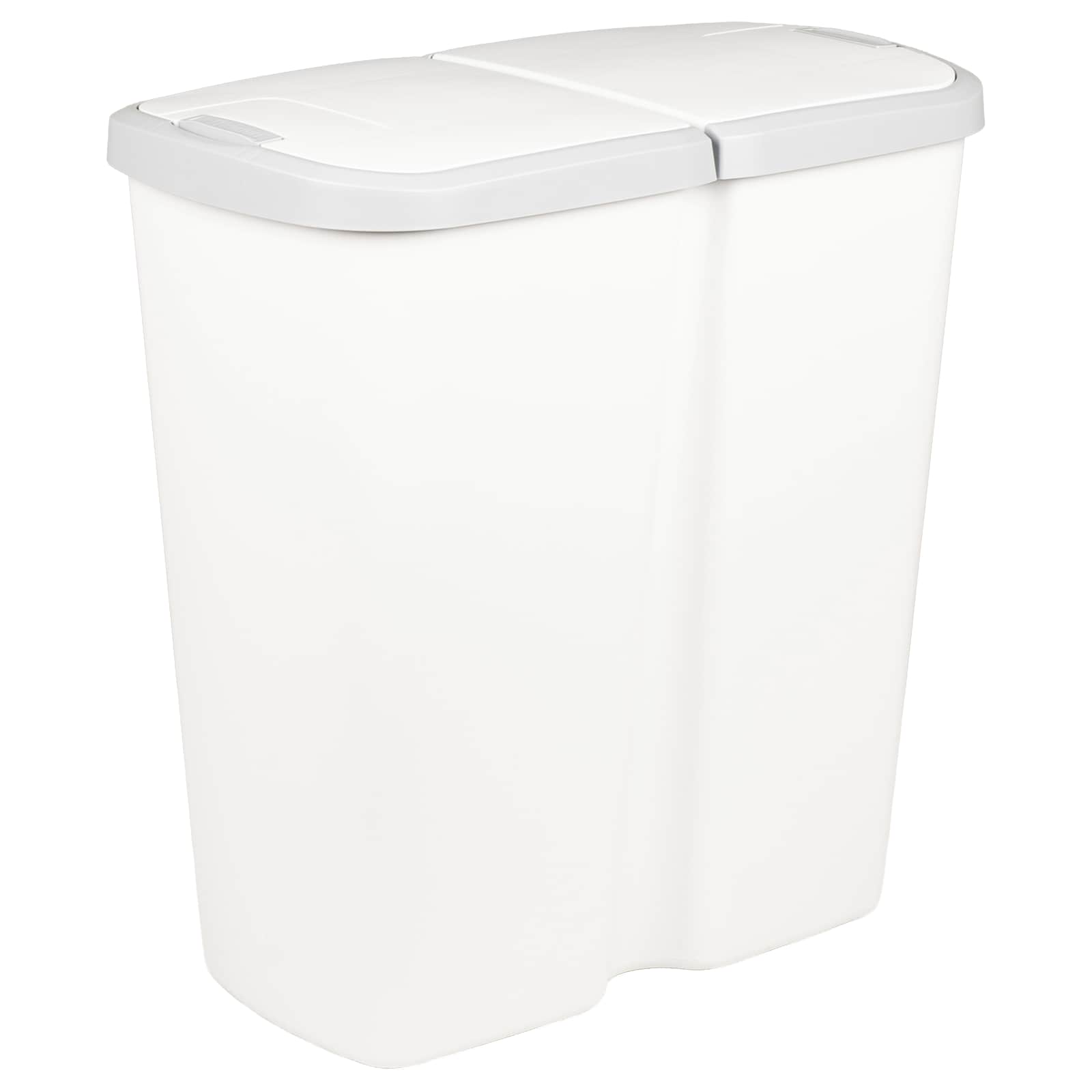 Cestino della Spazzatura Bianco 48,5 x 28 x 51 cm PP