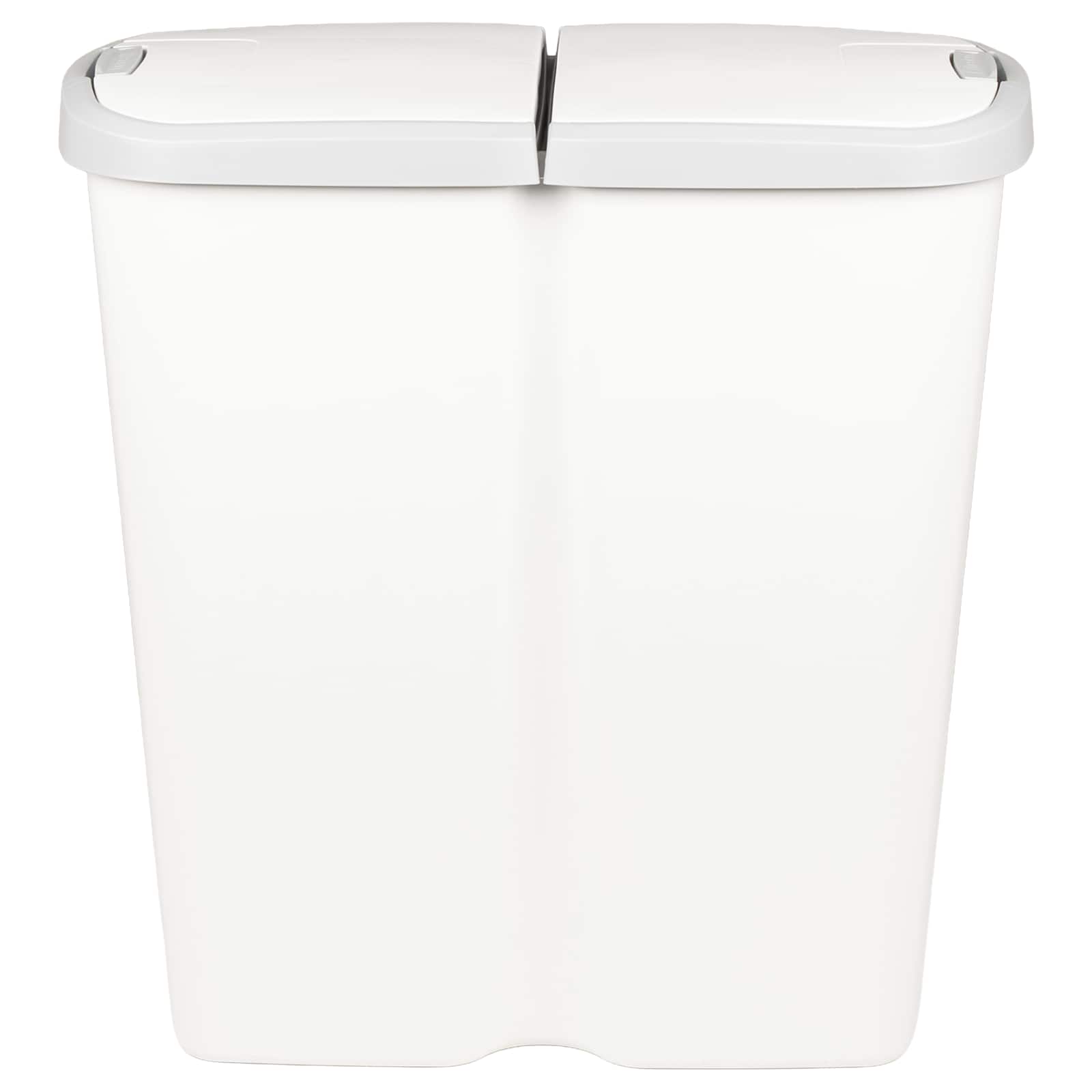 Cestino della Spazzatura Bianco 48,5 x 28 x 51 cm PP