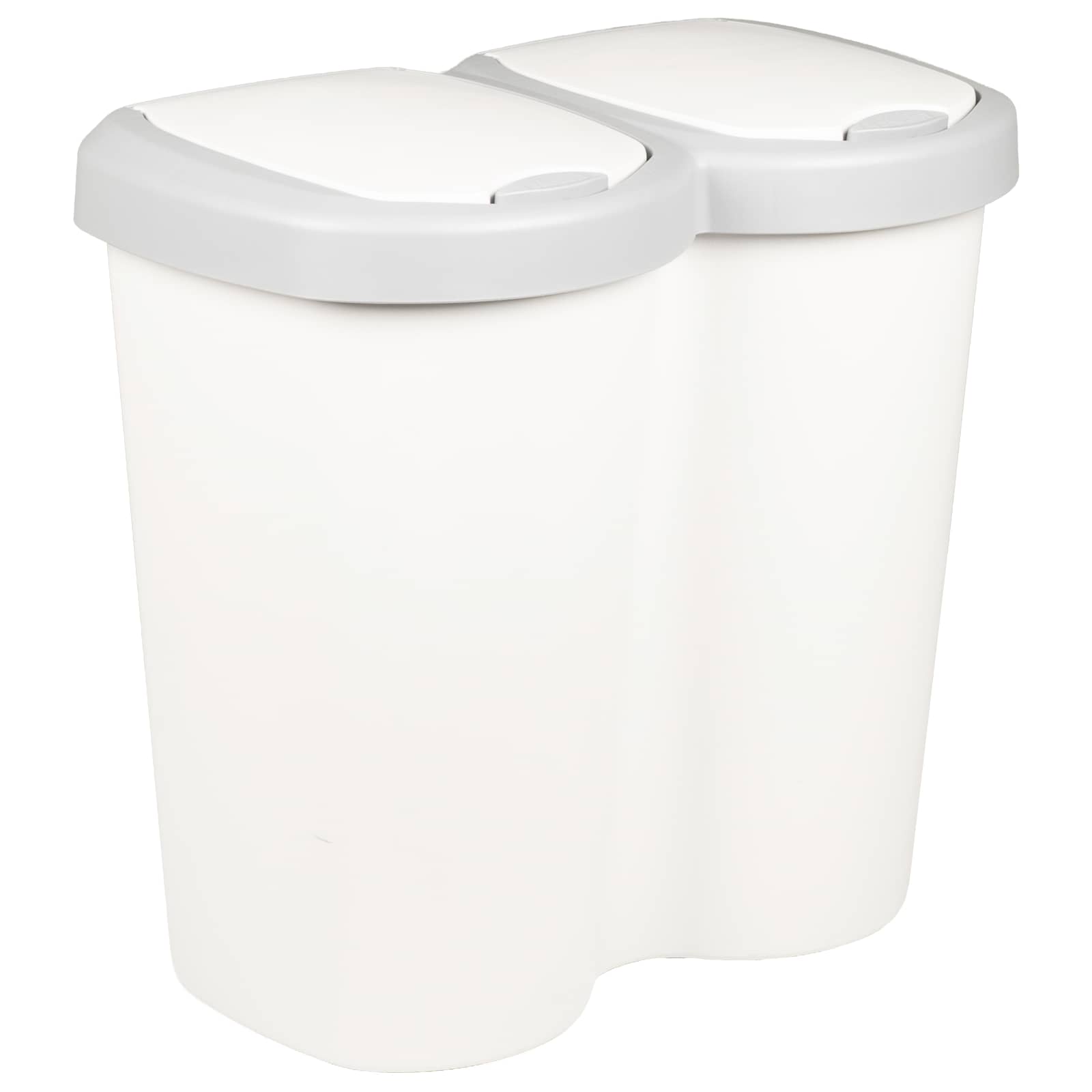 Cestino della Spazzatura Bianco 49,5 x 30 x 46,5 cm PP