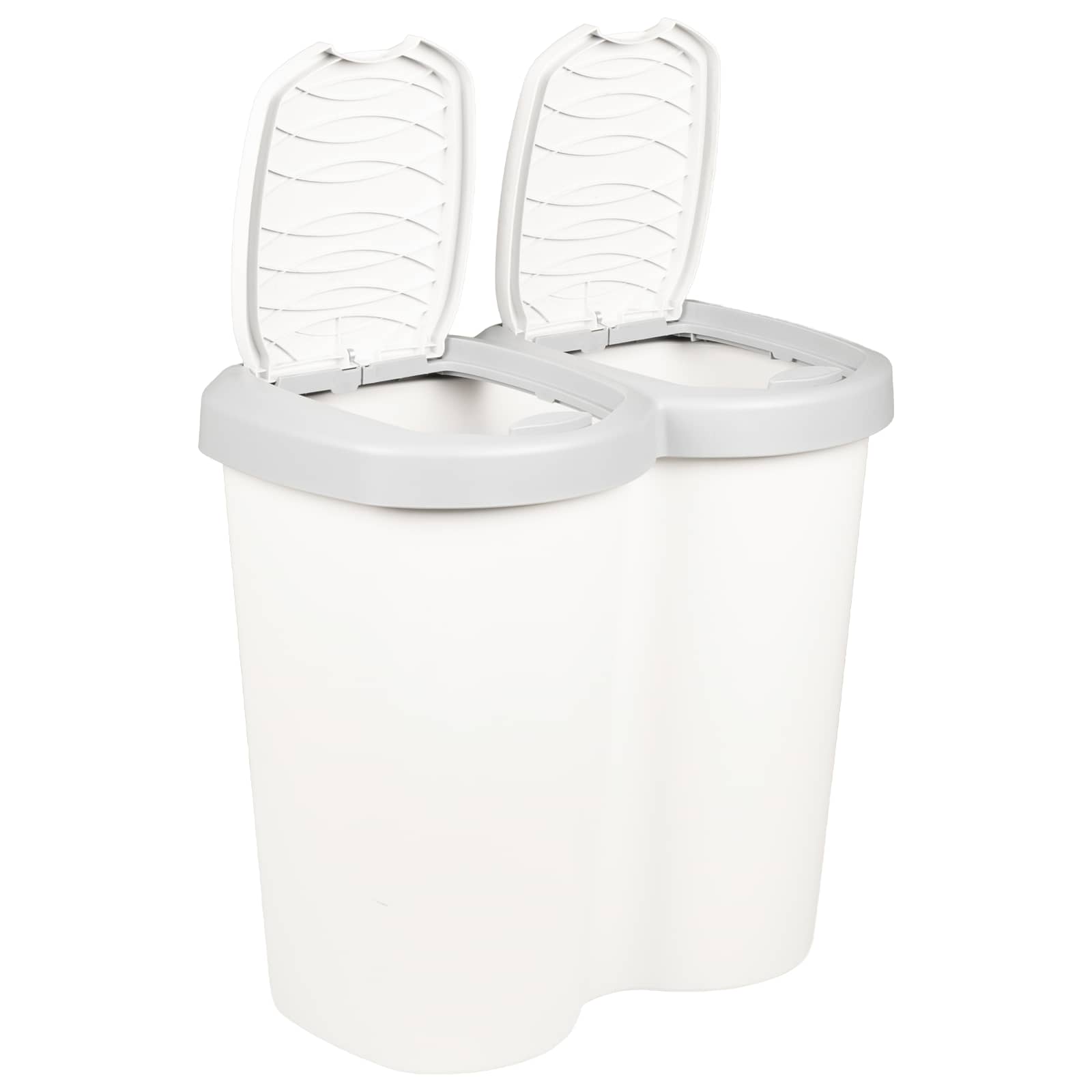 Cestino della Spazzatura Bianco 49,5 x 30 x 46,5 cm PP