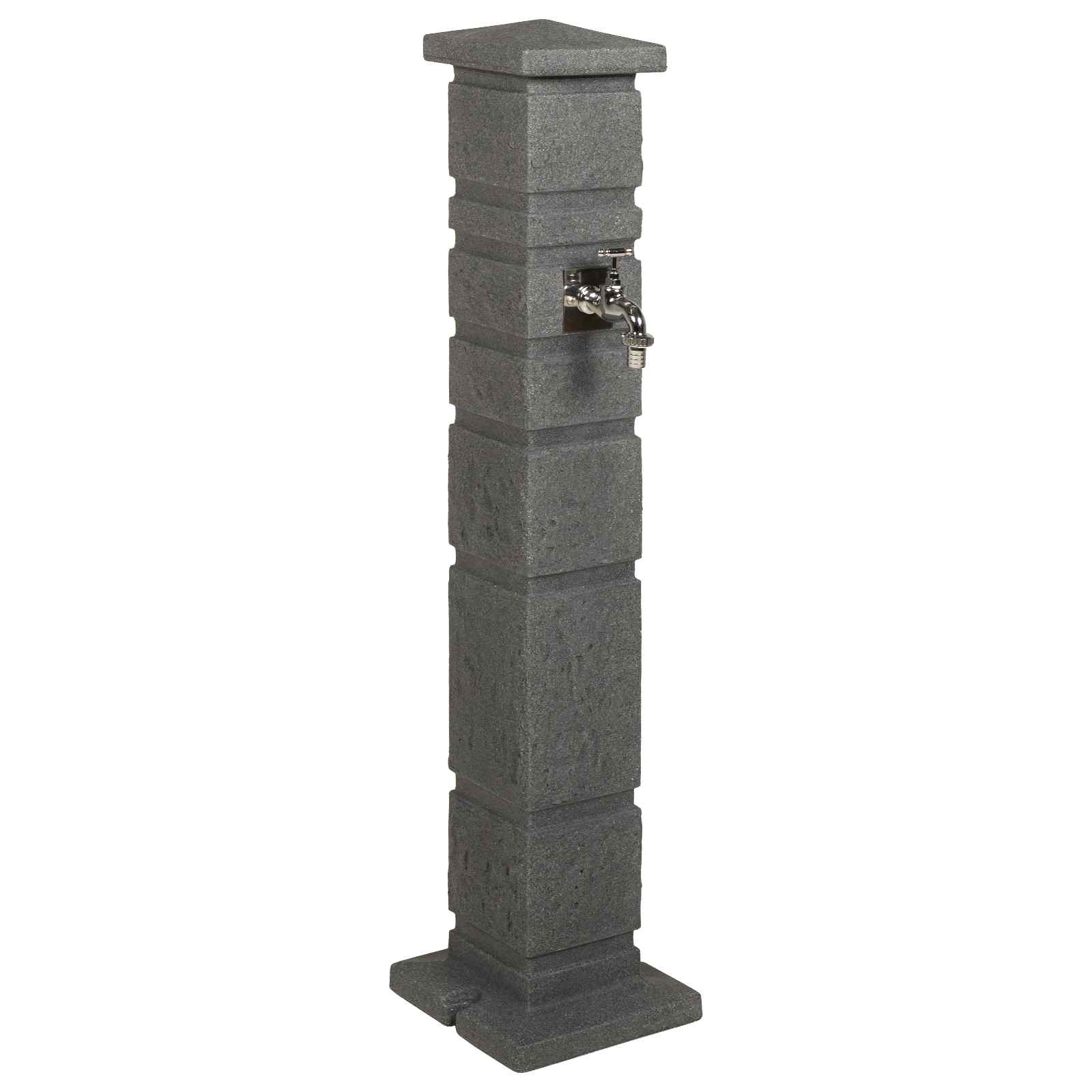 Tanker da giardino Antracite 26 x 26 x 101 cm PE