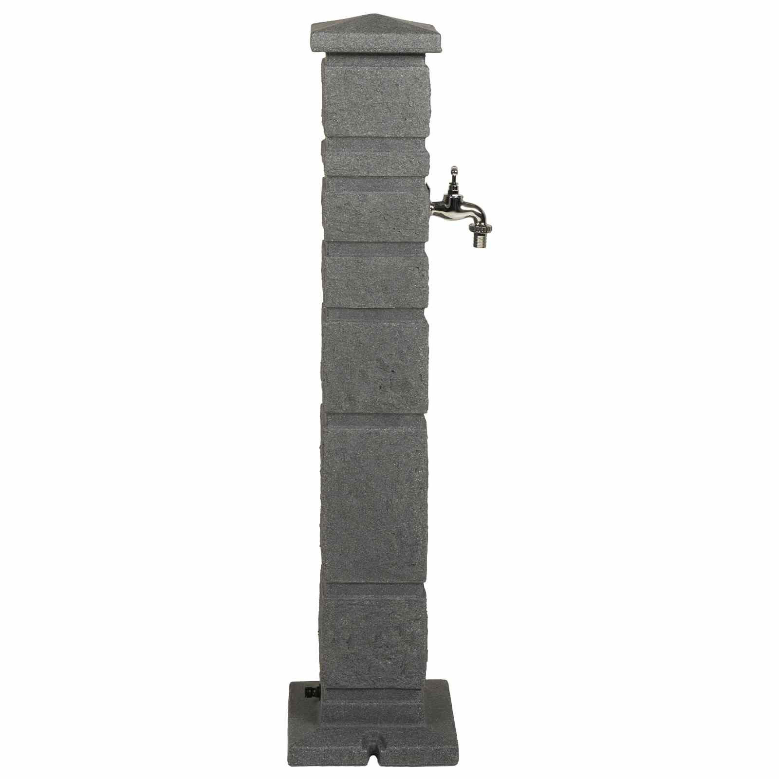Tanker da giardino Antracite 26 x 26 x 101 cm PE