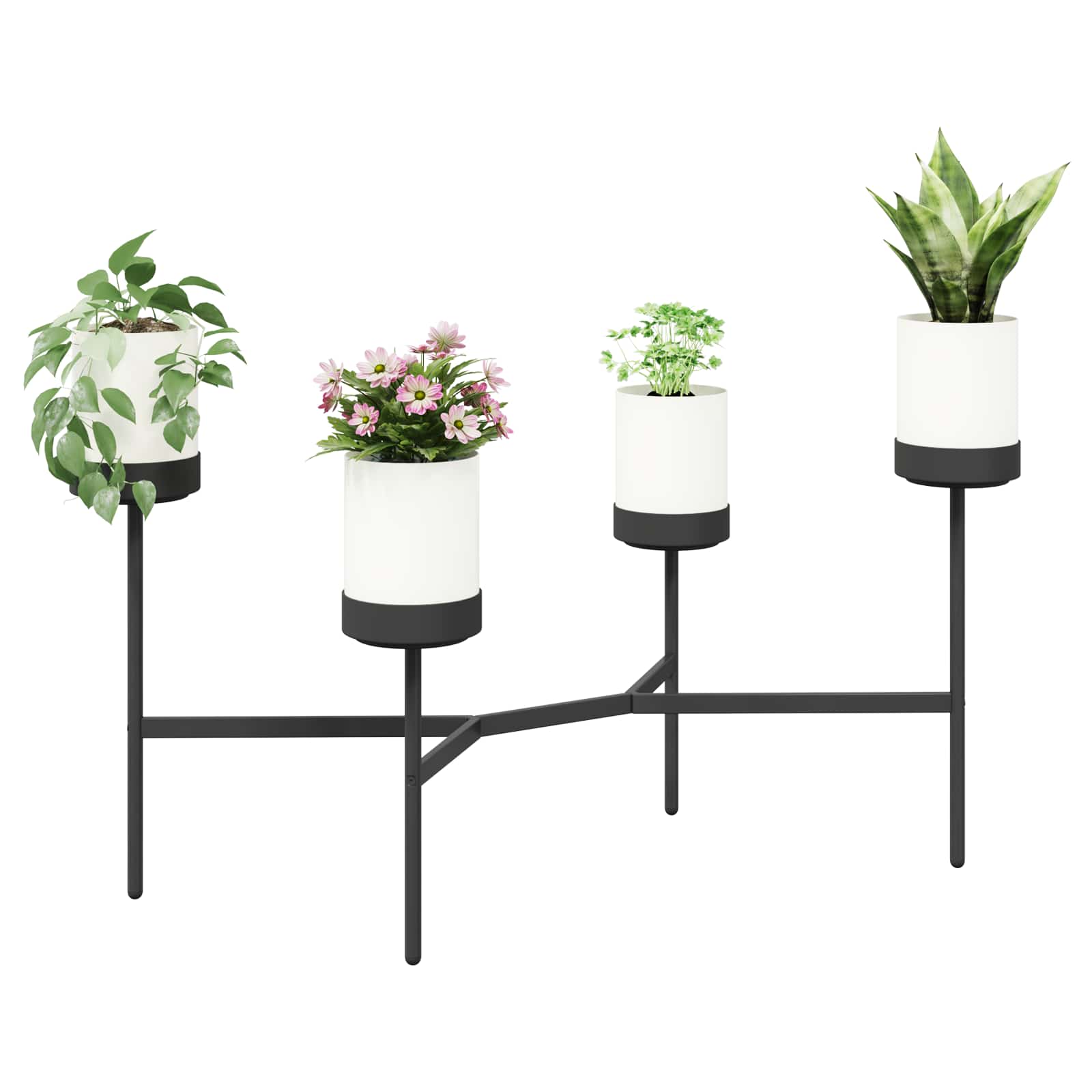 Supporto per Fiori Bianco 125 x 55 x 81 cm