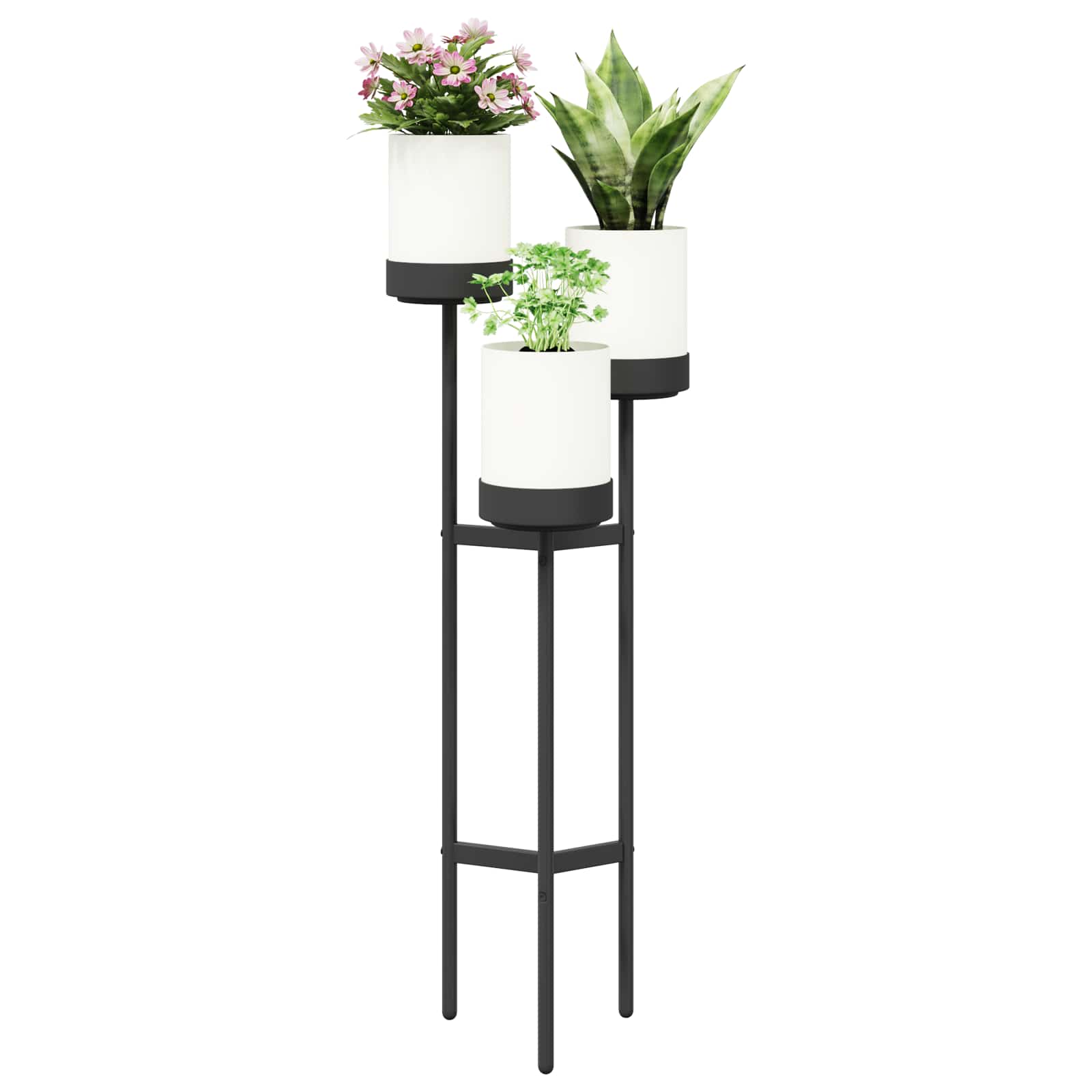Supporto per Fiori Bianco 42 x 39,5 x 125 cm