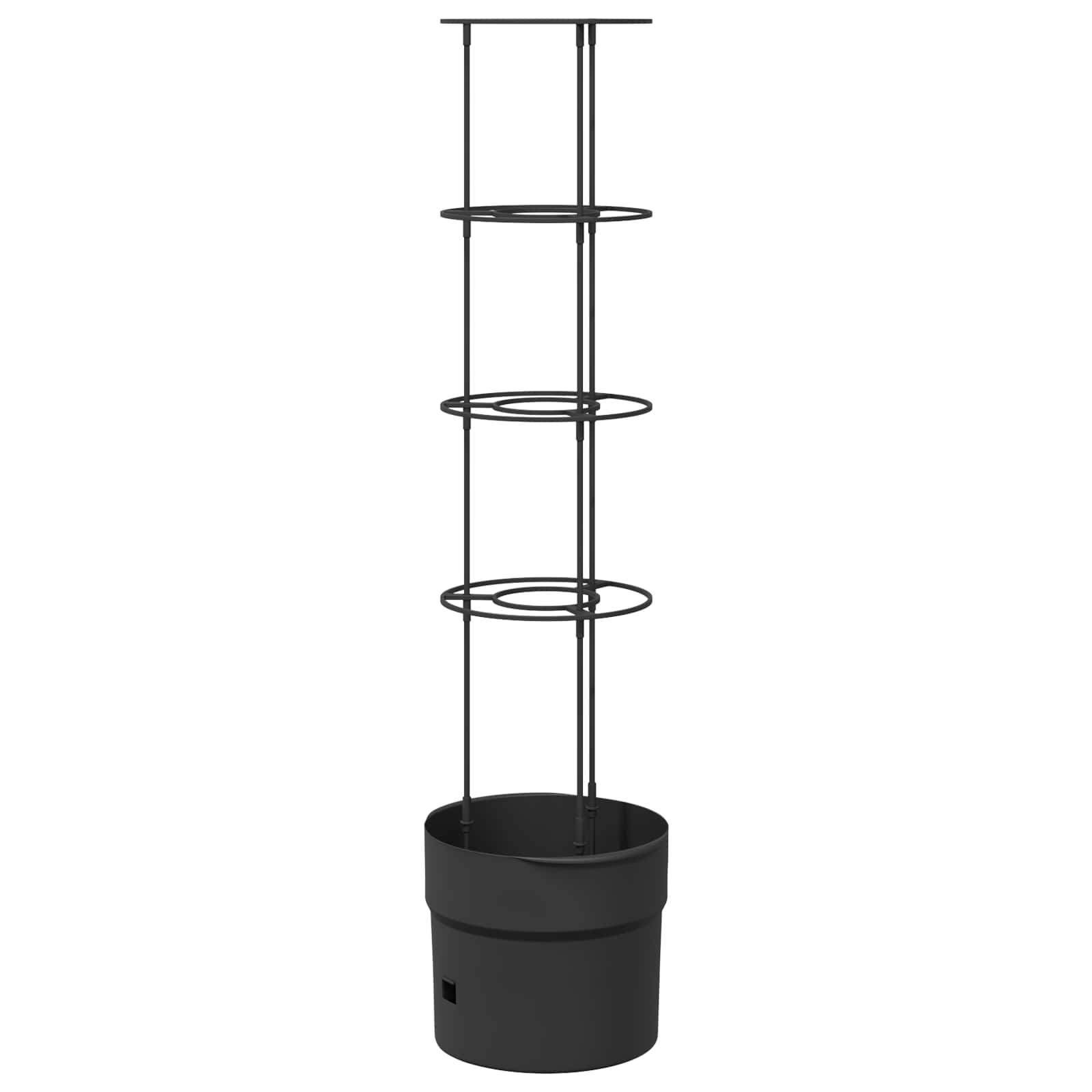 Coltivatore di pomodori Nero Ø 32 x 127 cm PP