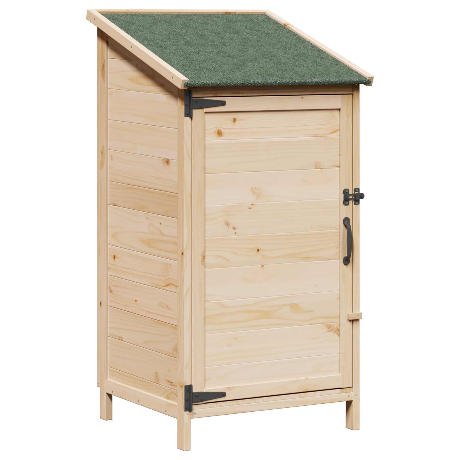 Capanno da Giardino con tetto Naturale 59 x 56 x 113,5 cm