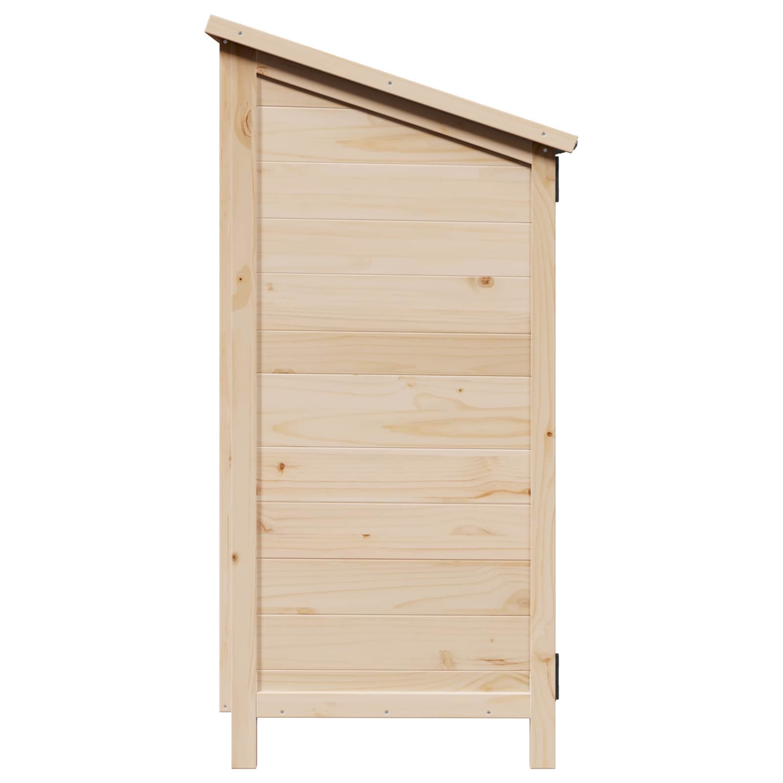 Capanno da Giardino con tetto Naturale 59 x 56 x 113,5 cm