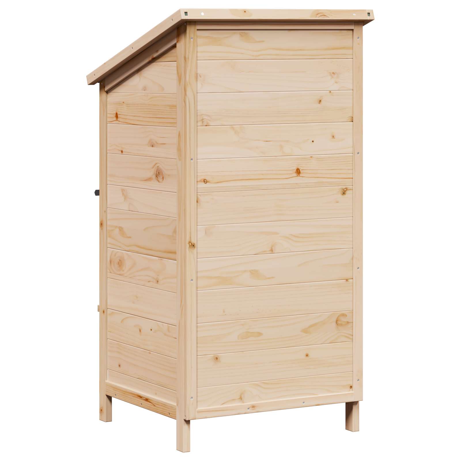 Capanno da Giardino con tetto Naturale 59 x 56 x 113,5 cm