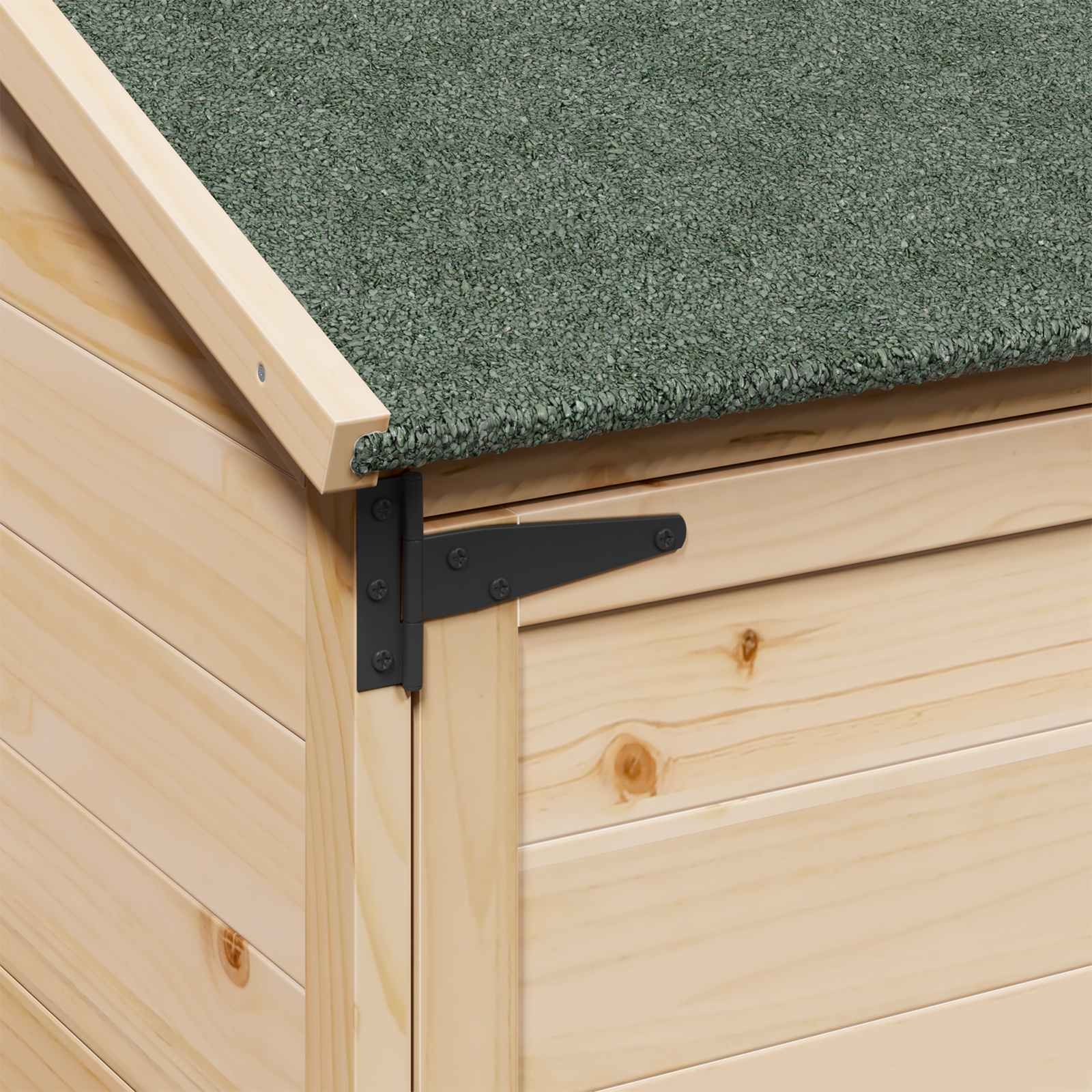 Capanno da Giardino con tetto Naturale 59 x 56 x 113,5 cm