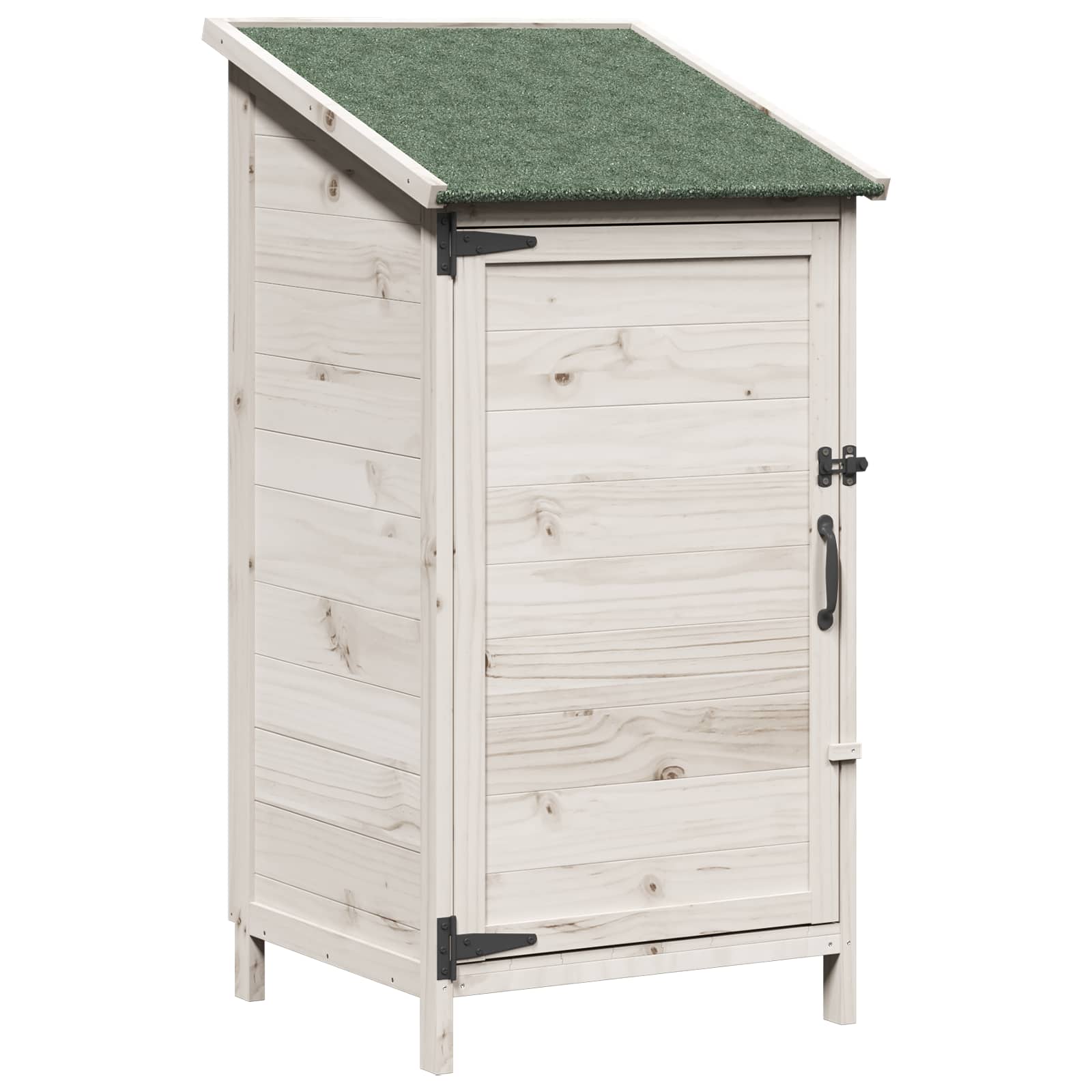 Capanno da Giardino con tetto Bianco 59 x 56 x 113,5 cm